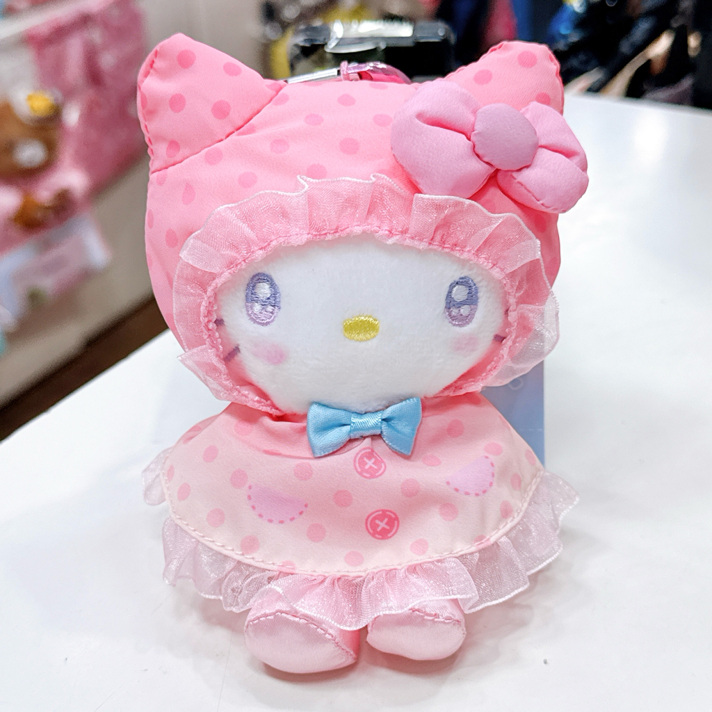 日本版Sanrio 雨衣系列公仔掛飾/鎖匙扣