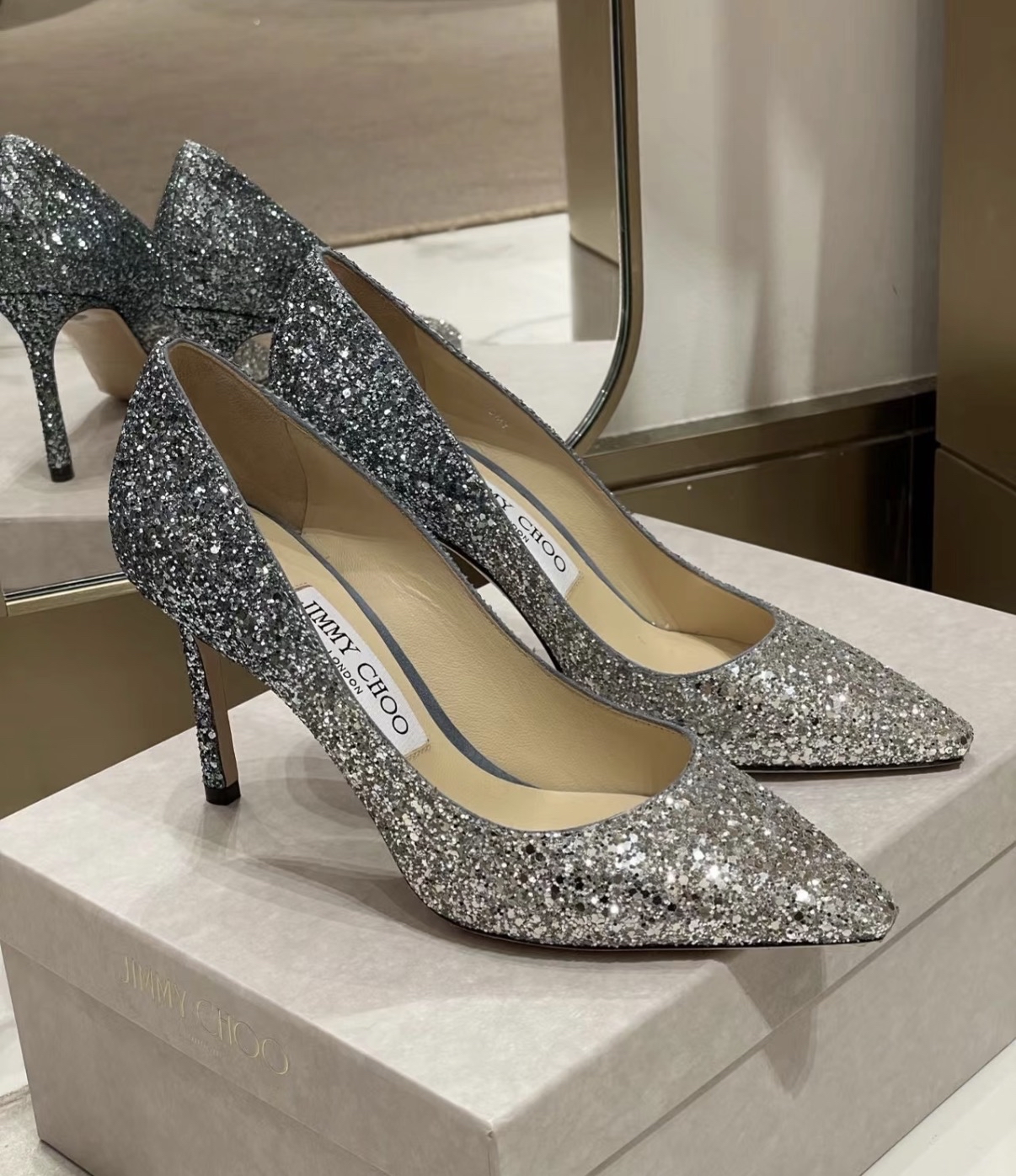 限時優惠💖訂貨📮Jimmychoo Romy 85 pump Size 36 36.5 37 38
