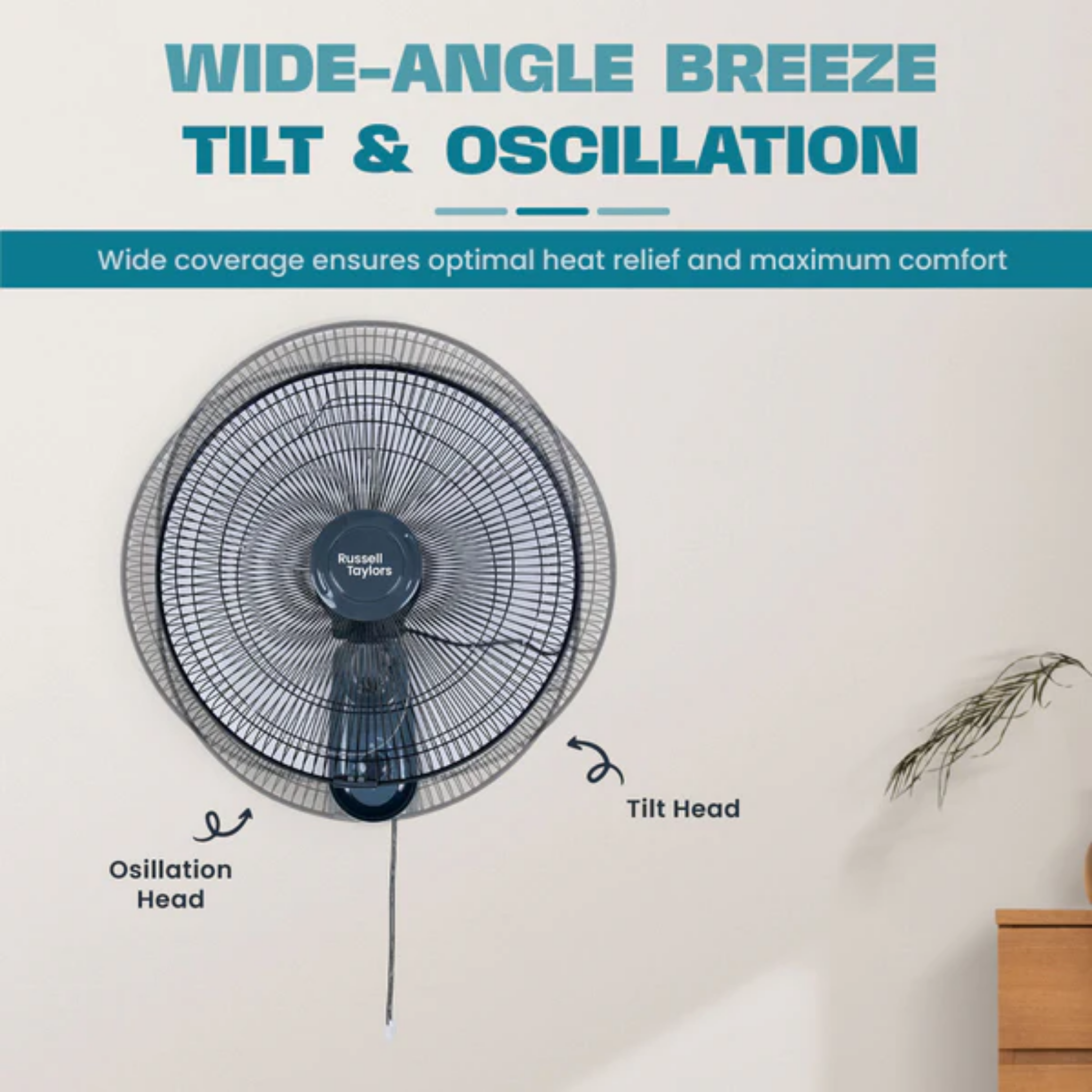 Russell Taylors 16" Wall Fan (WF1)