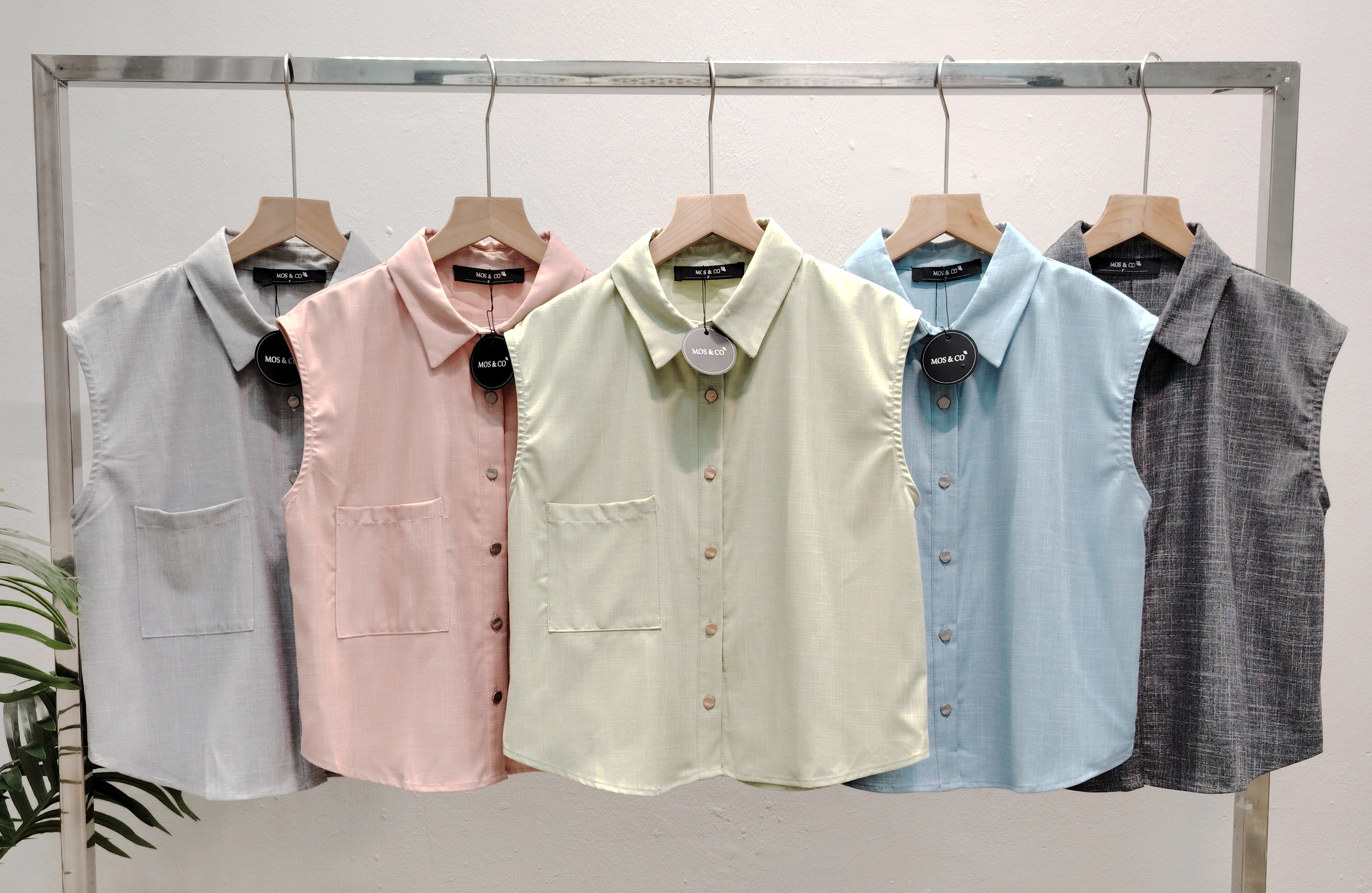 SA25027 Sleeve Less Shirt