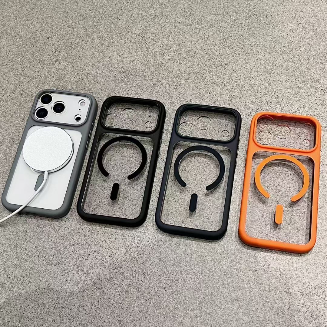 iPhone 17 Pro/ 17 Pro Max 劲盾MagSafe磁吸壳 | 高清全透硬背 | 软边防摔 | 独立相机按键 | 自带挂绳孔