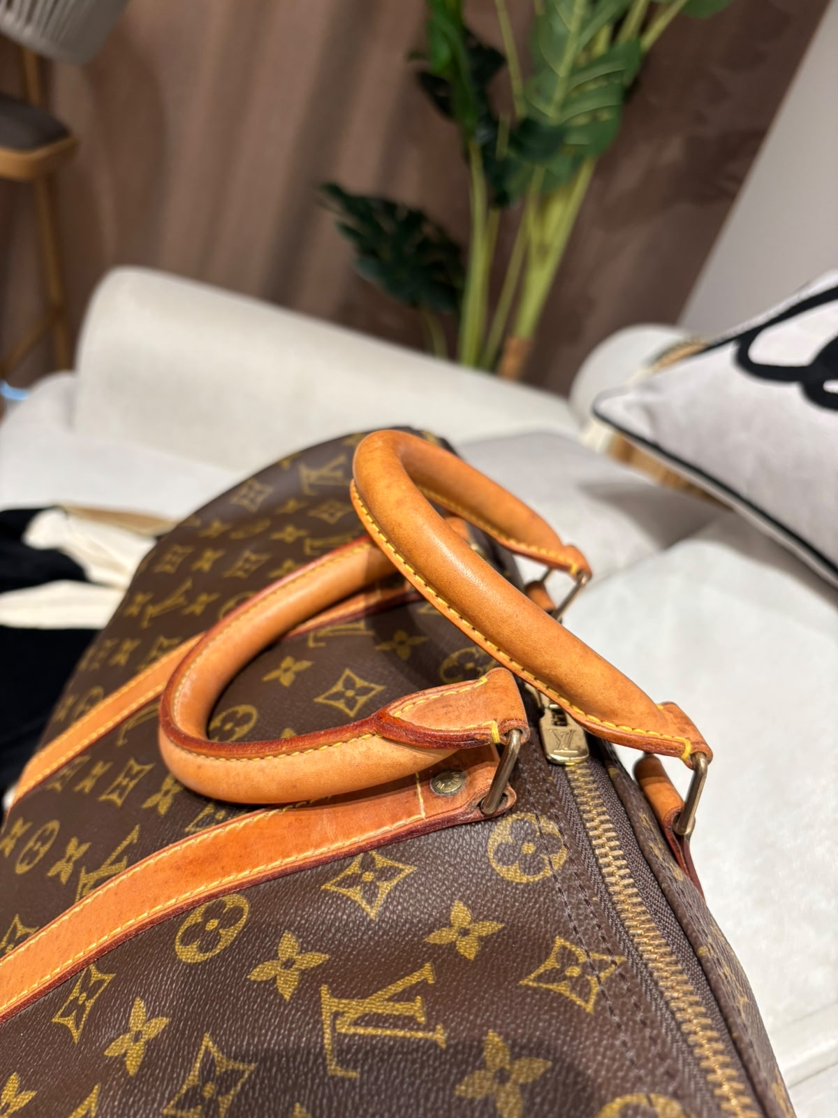 LV Keepall 45 Monogram 100%Authentic,85%new  