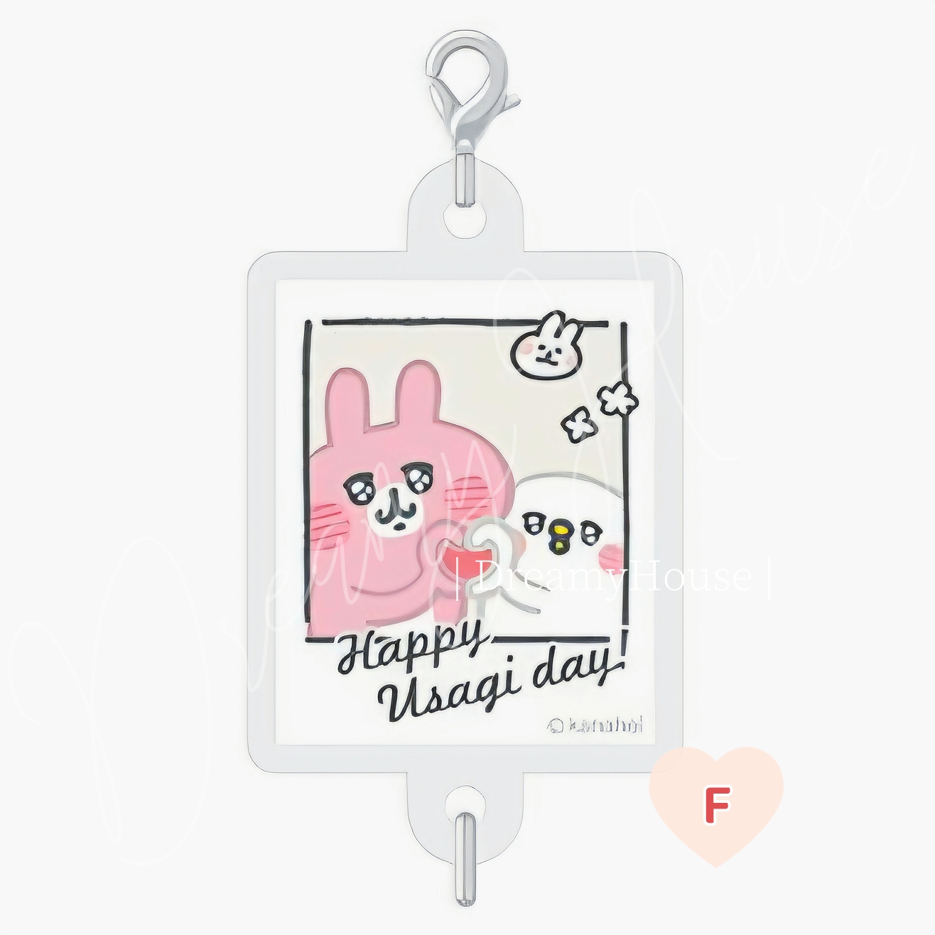 日本 kanahei YURUTTO STORE Happy Usagi day! 吊飾 charm