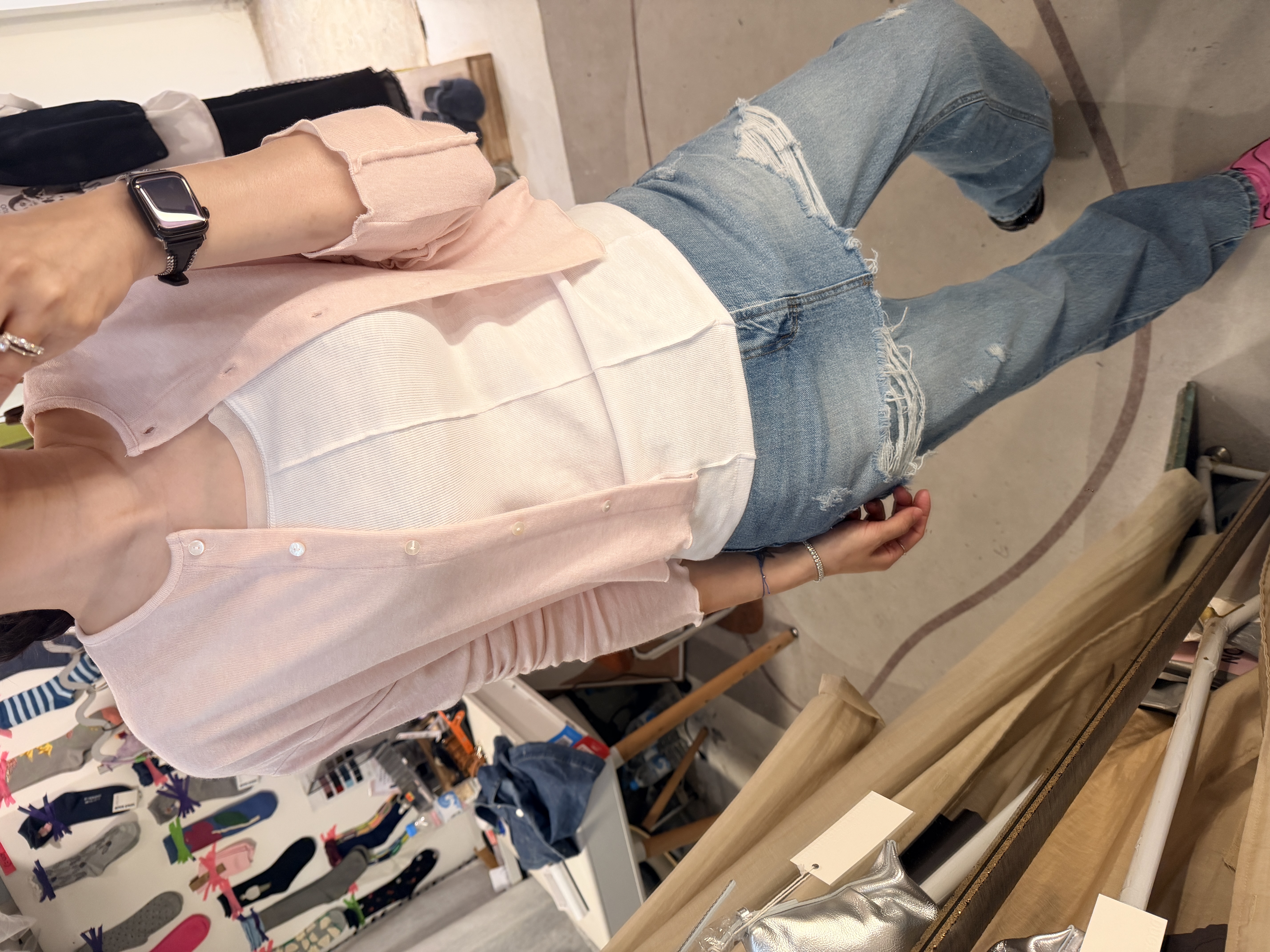 Soft cotton cardigan