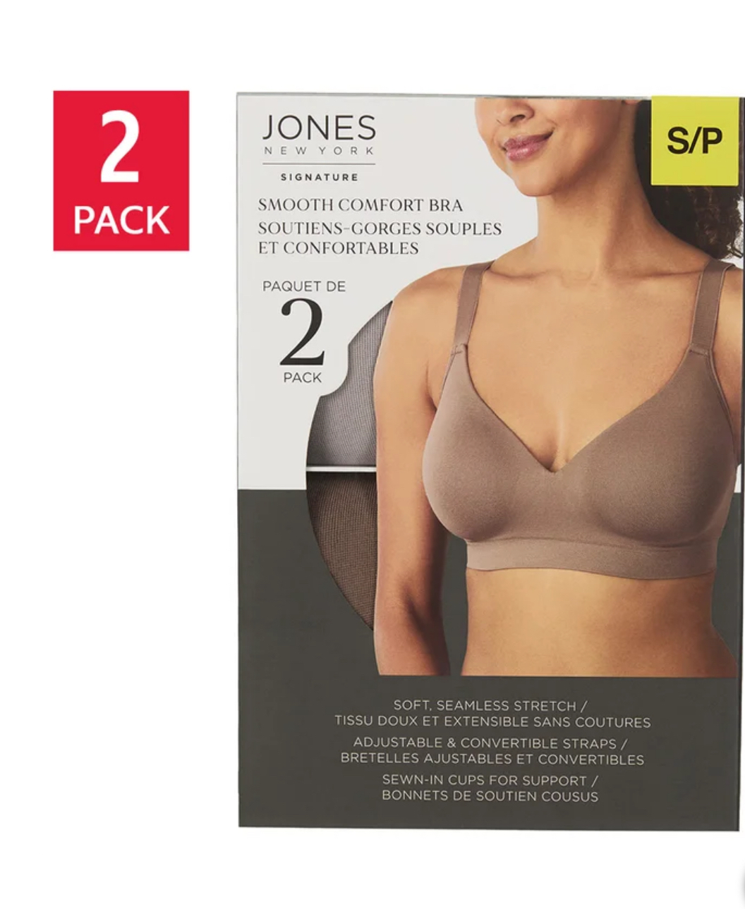 加拿大直送 Jones New York 無縫bralette 一set兩件 兩個顏色可以選擇