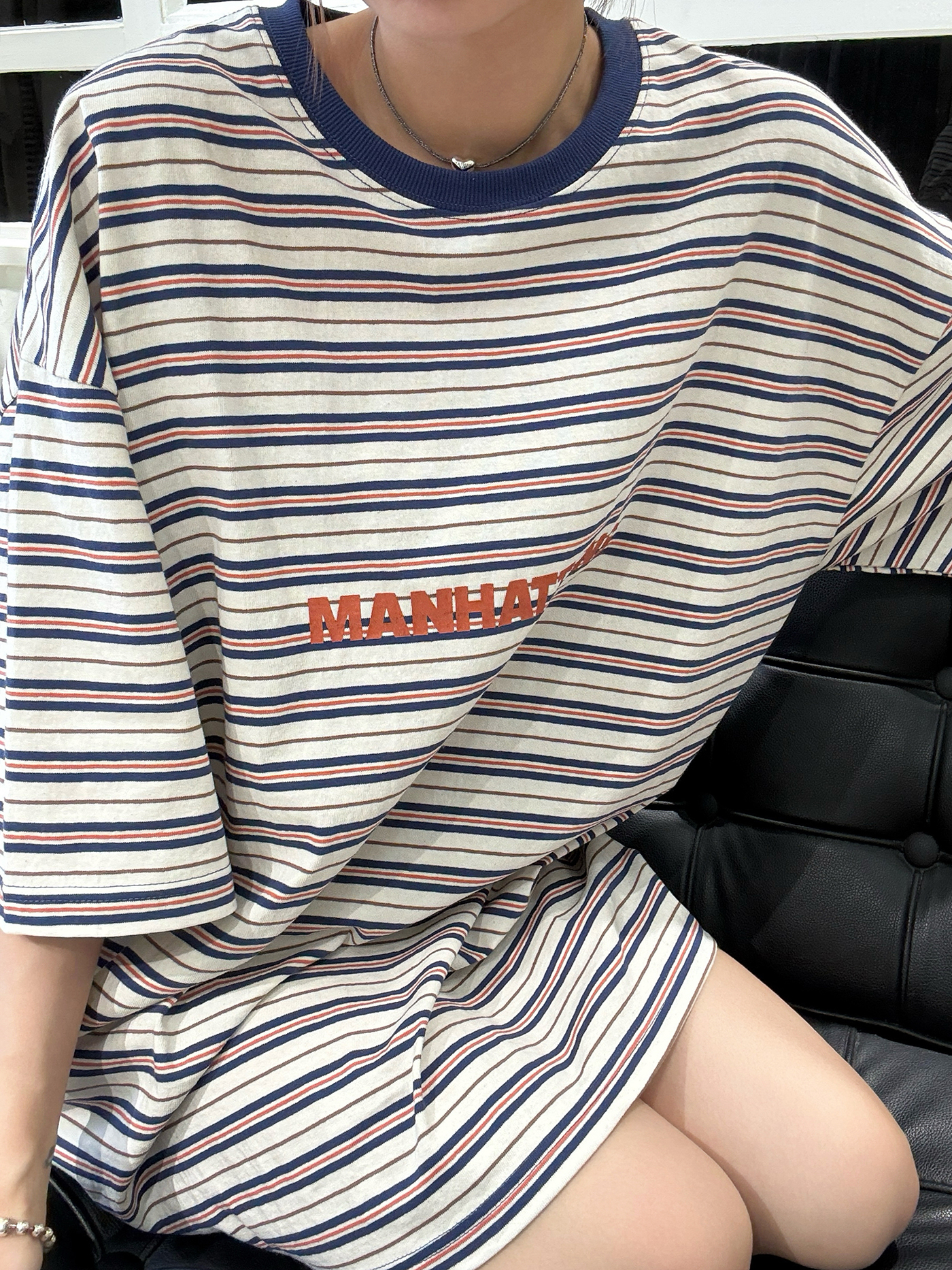 顏色超美🫧 𝐒𝐭𝐫𝐢𝐩𝐞𝐝 𝐨𝐯𝐞𝐫𝐬𝐢𝐳𝐞𝐝 𝐭𝐨𝐩