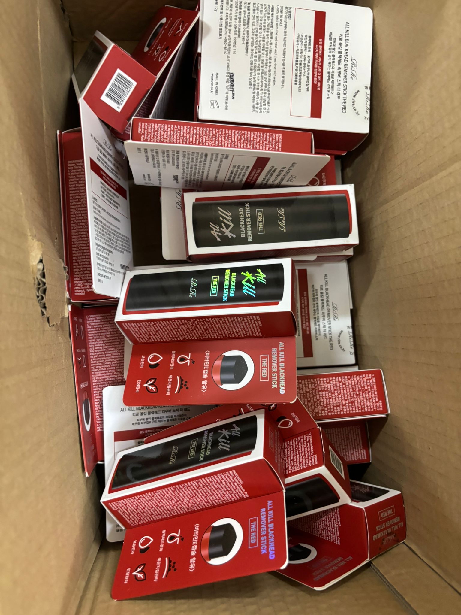 韓國🇰🇷RiRe 去黑頭粉刺清潔棒(THE RED 升級版) 12g