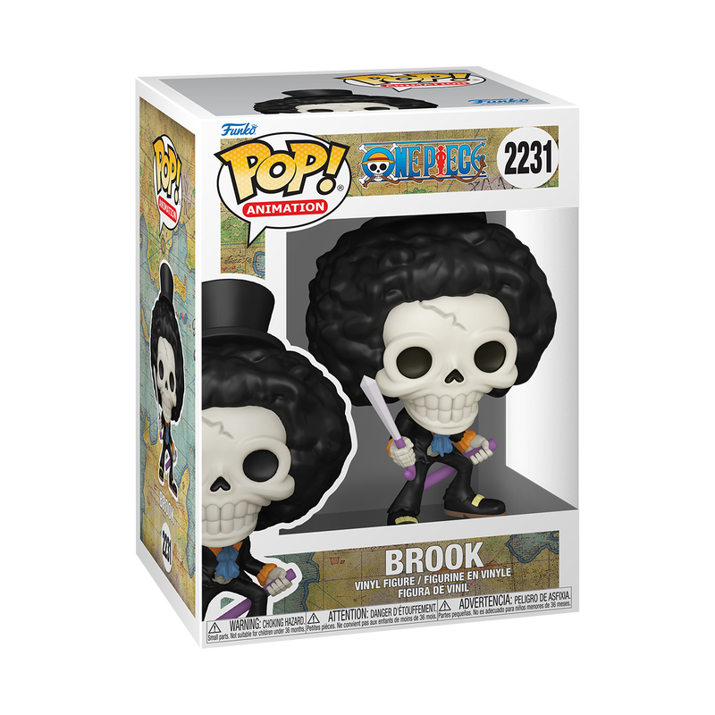 📦訂購 美國代購 Funko POP! ONE PIECE Brook with Soul Solid Figure 海賊王 烏索普 模型
