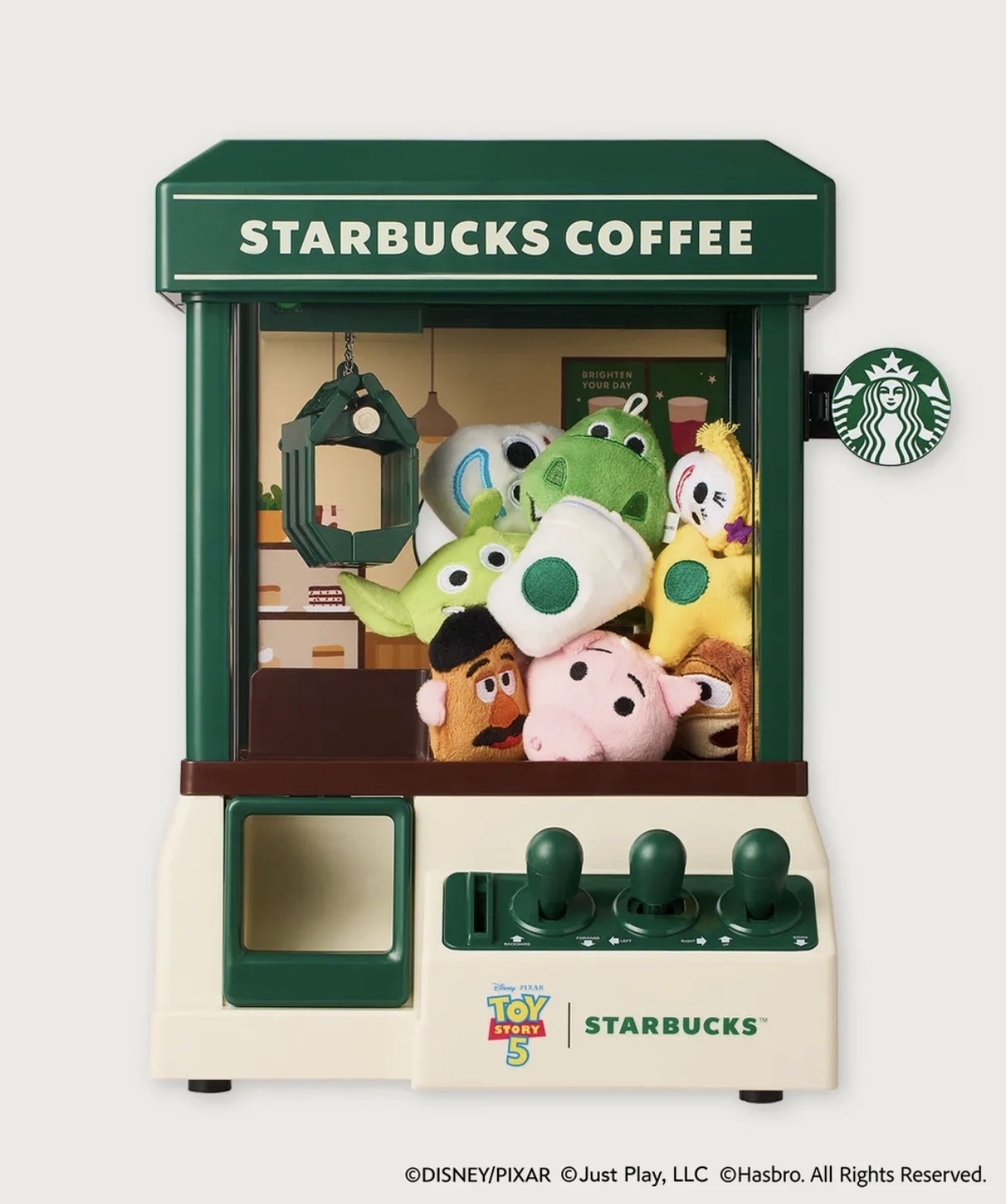 TOY STORY X STARBUCKS Toy Story Doll Drawing Machine 夾公仔機- 原價商品