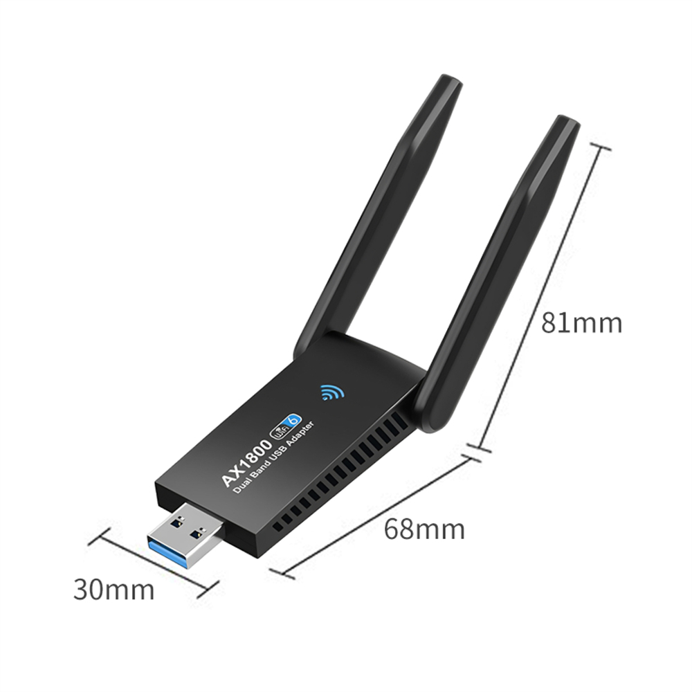 無線網卡 USB3.0-1800M雙頻 WiFi6 ZZ1837