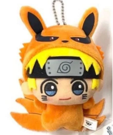 Banpresto, Naruto Shippuden, Chibi Plushies, Mascot Keychain Vol. 2 Naruto Uzumaki 火影忍者 疾風轉 毛公仔匙扣 漩渦鳴人