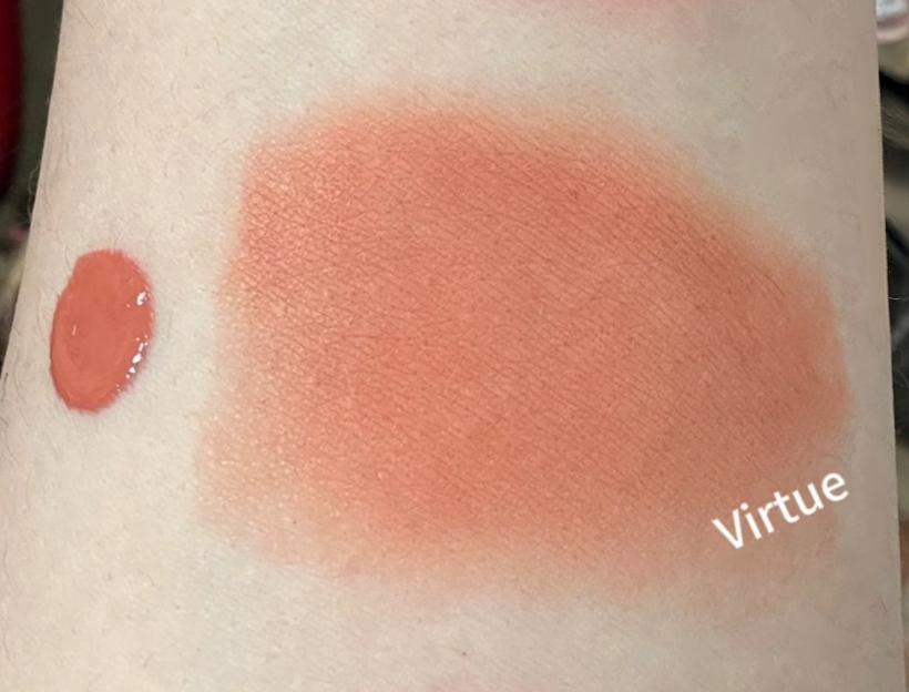 Rare Beauty  mini SOFT PINCH  LIQUID BLUSH液體腮紅 VIRTUE 色 3.2ml  冇盒 旅行裝