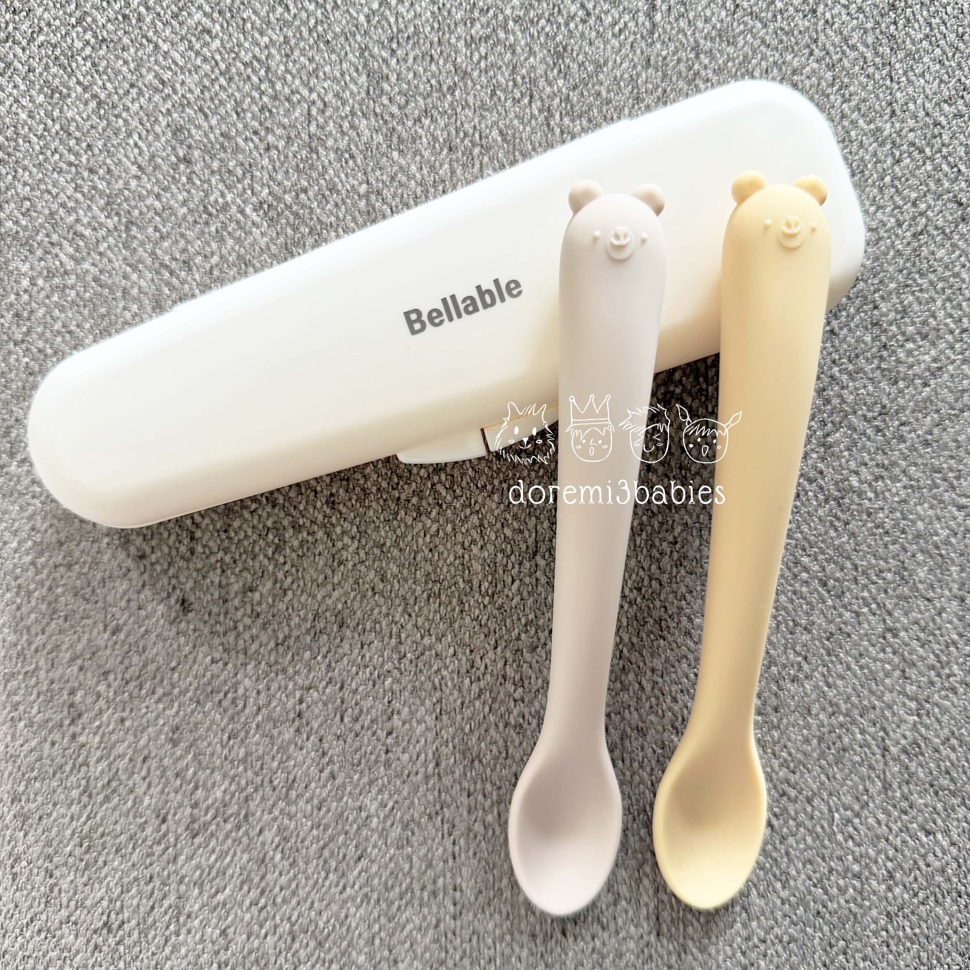 Baby & I Bellable 學習餐具 - 長匙羹 (2件裝+盒)
