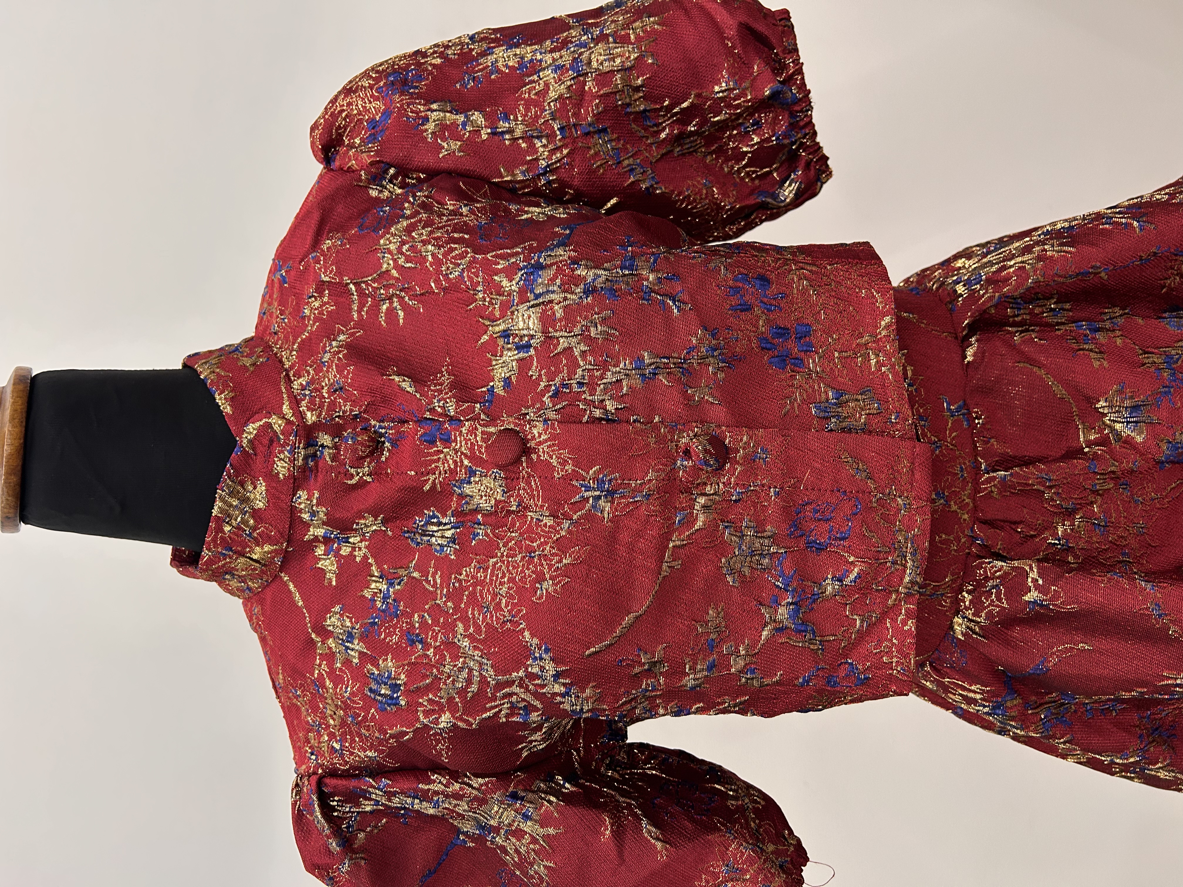 580.WB Embroidered 2 pieces CNY Top + Skirt