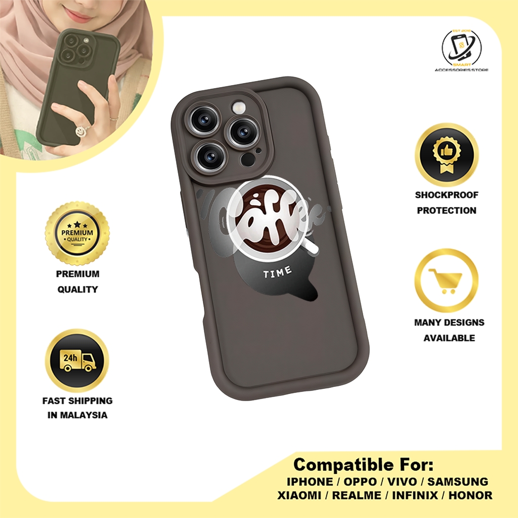 TPU DESIGN CASE PHONE FOR REALME - DESIGN COFFEE D