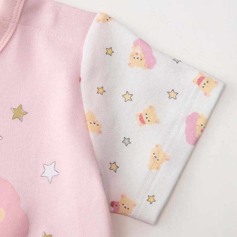 🇯🇵預訂 日本直送🇯🇵Rilakkuma Baby鬆弛熊系列兩色人物印花包腹短袖家居服上下套裝