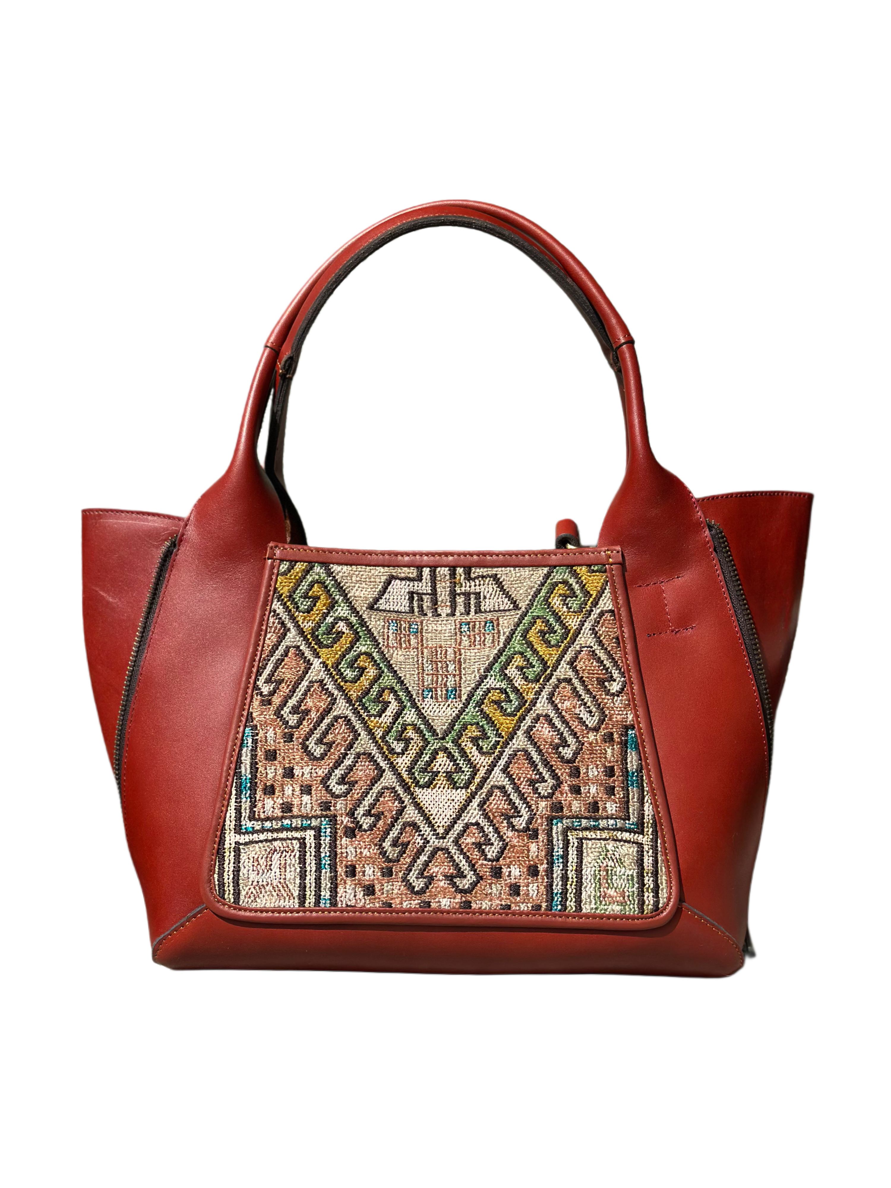 K7 土耳其真皮地氈手袋（啡色）