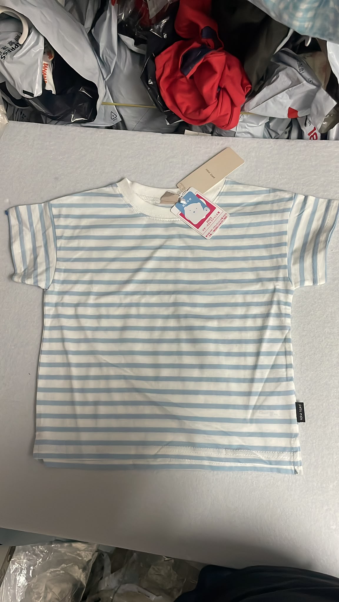 petit main 冷感tee 80碼 （清貨不設儲貨-boxP1)