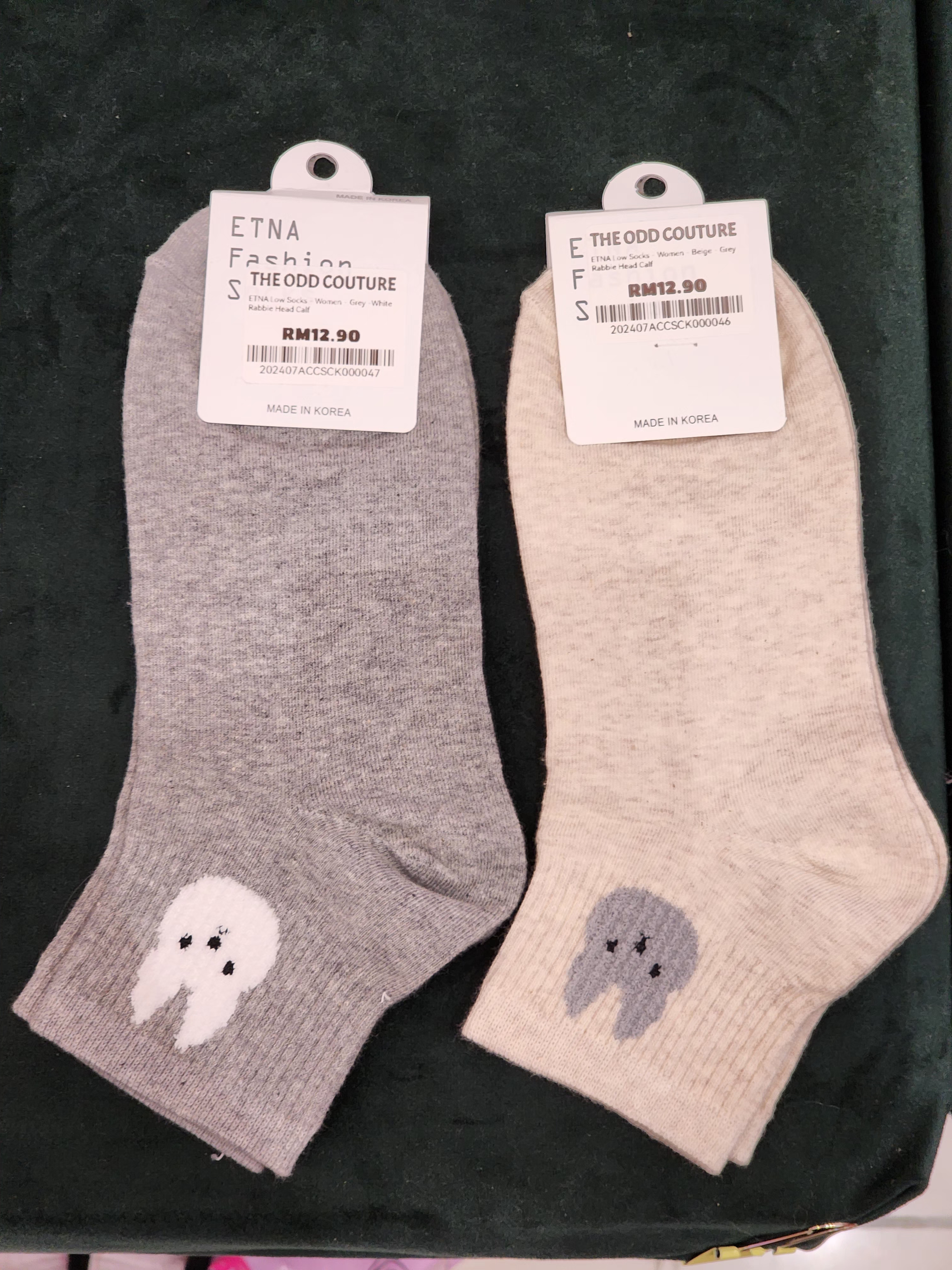 ETNA Low Socks Rabbie Head Calf