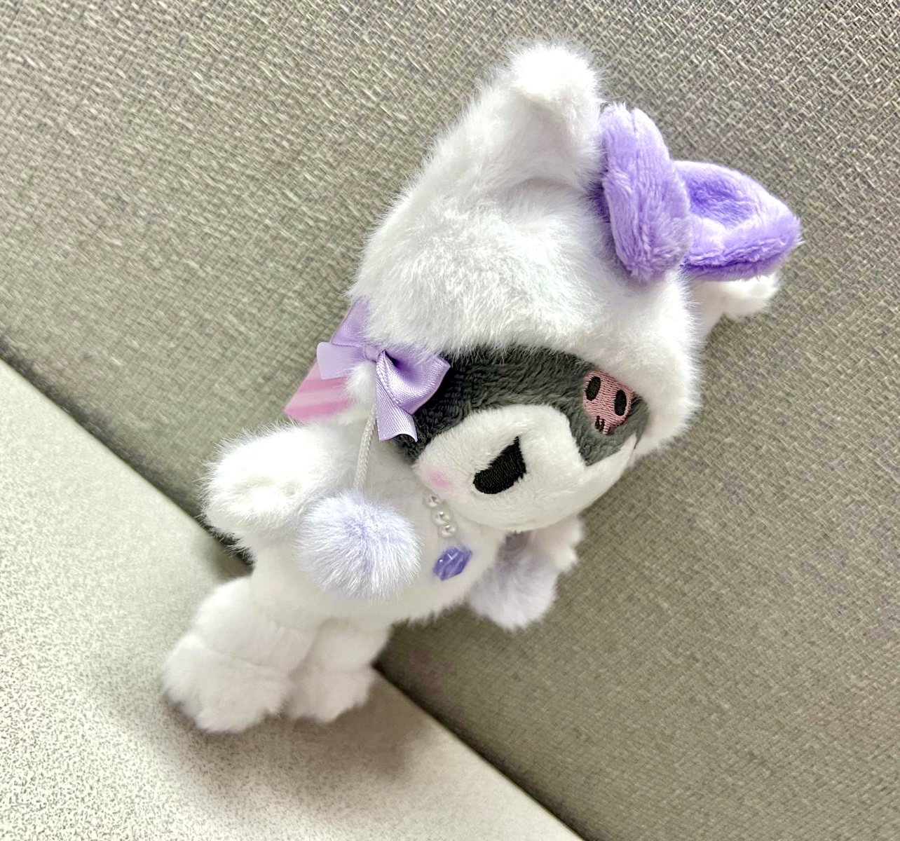 🎌日本直送🎌 原宿限定Kawaii Sanrio Factory長腿系列白貓造型公仔掛飾