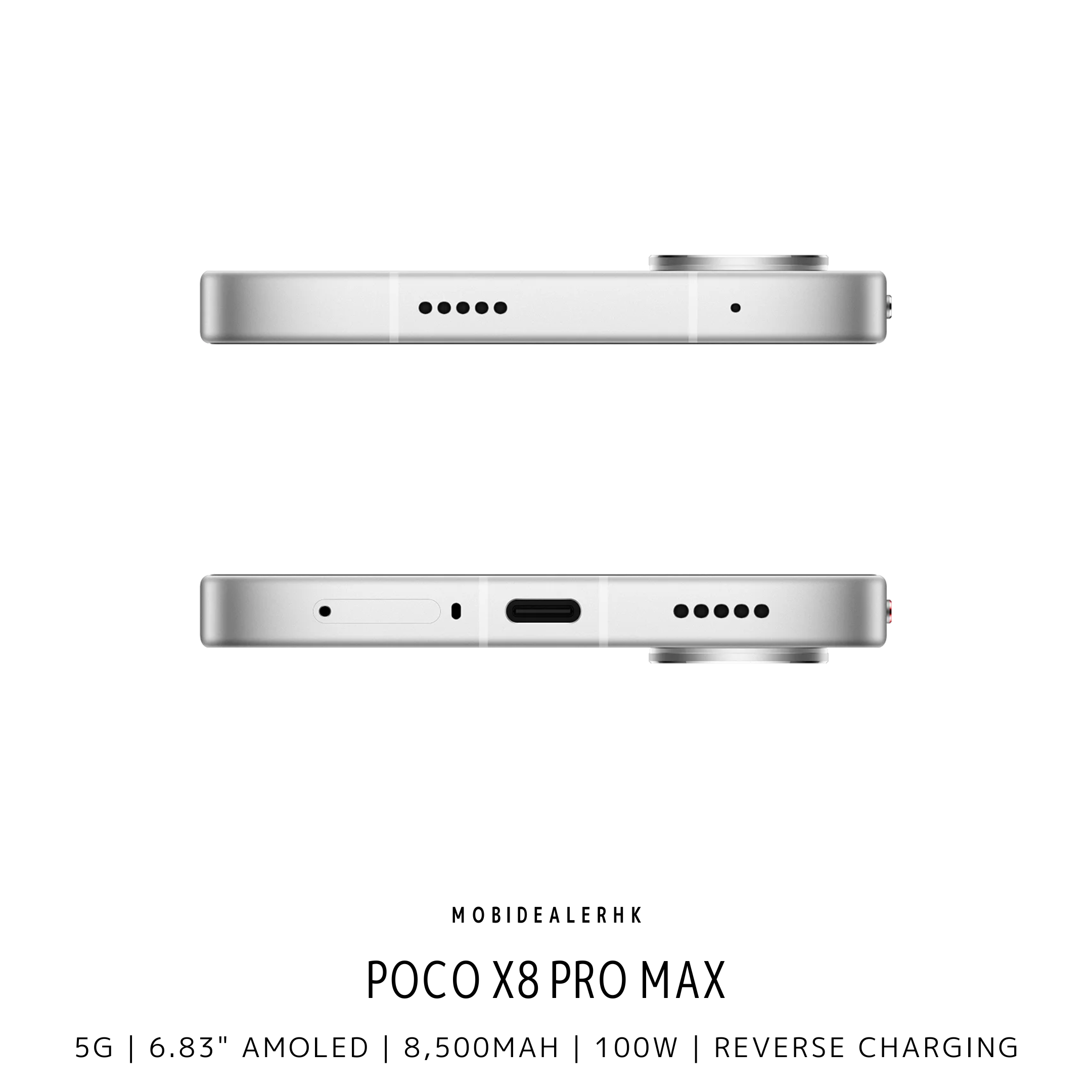 Poco X8 Pro Max | 5G | 智能手機 | Dimensity 9500s | 8500mAh大電量 | 100W快充 | IP68防水