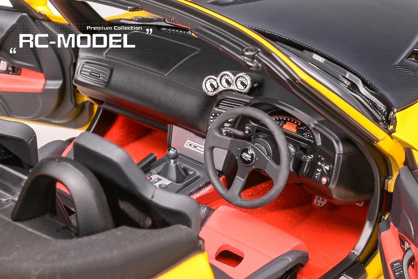 *PRE-ORDER MOTORHELIX 1/18 Honda S2000 (AP2) MUGEN *New Indy Yellow Pearl 