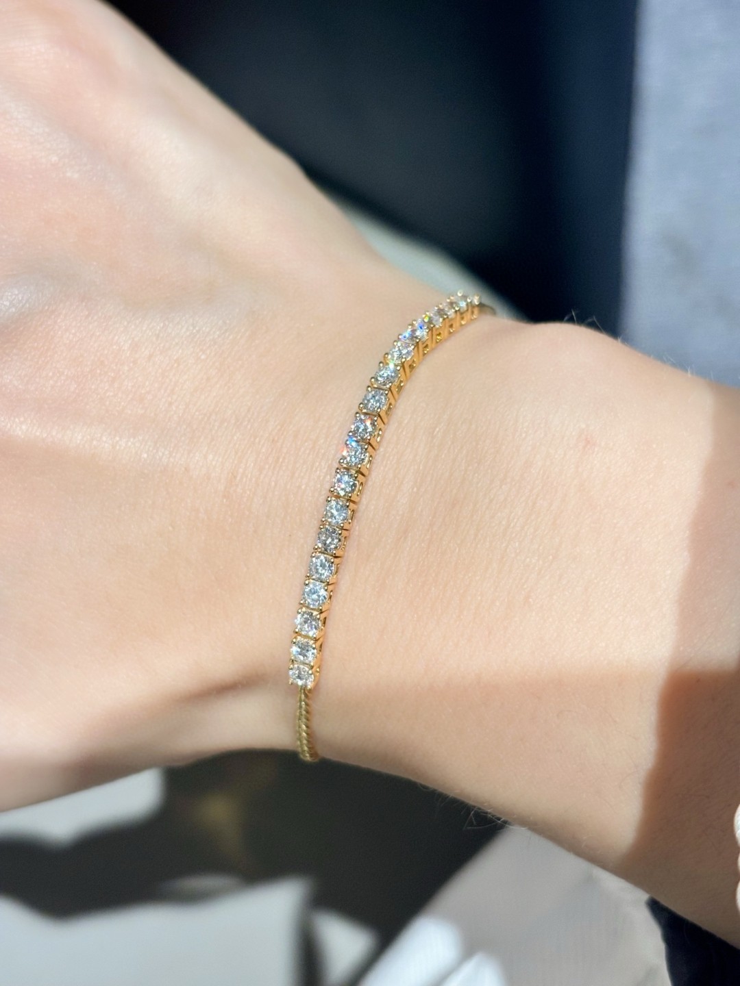 18K Lab Diamond Bracelet