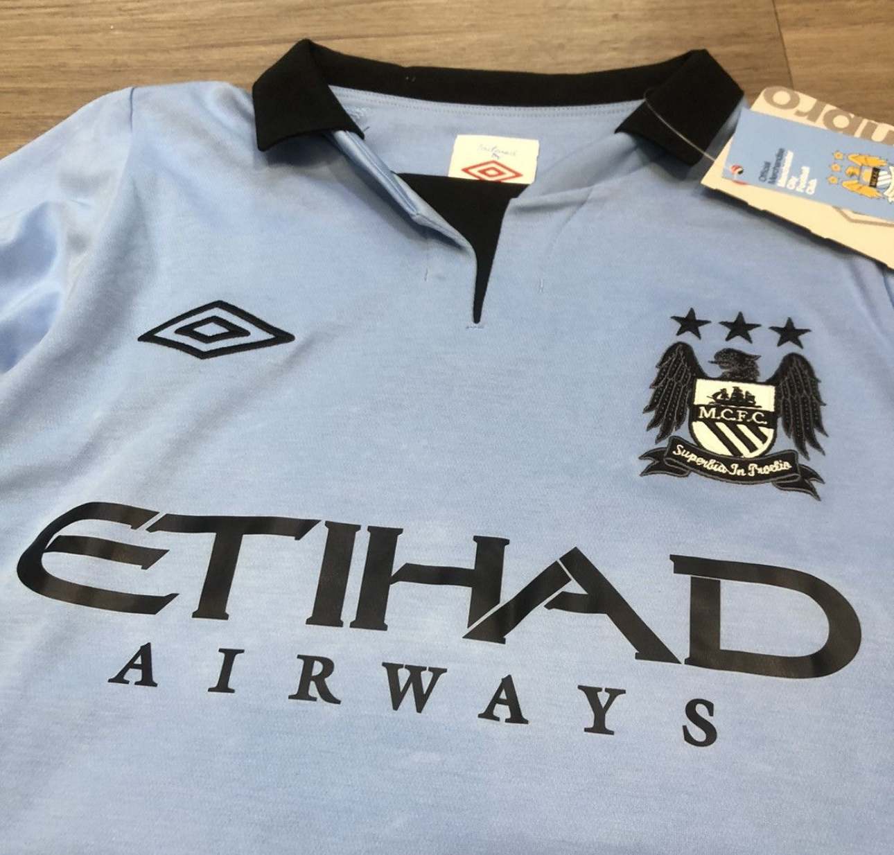 Manchester City 12/13 Longsleeves shirt #16 Aguero (bnwt)