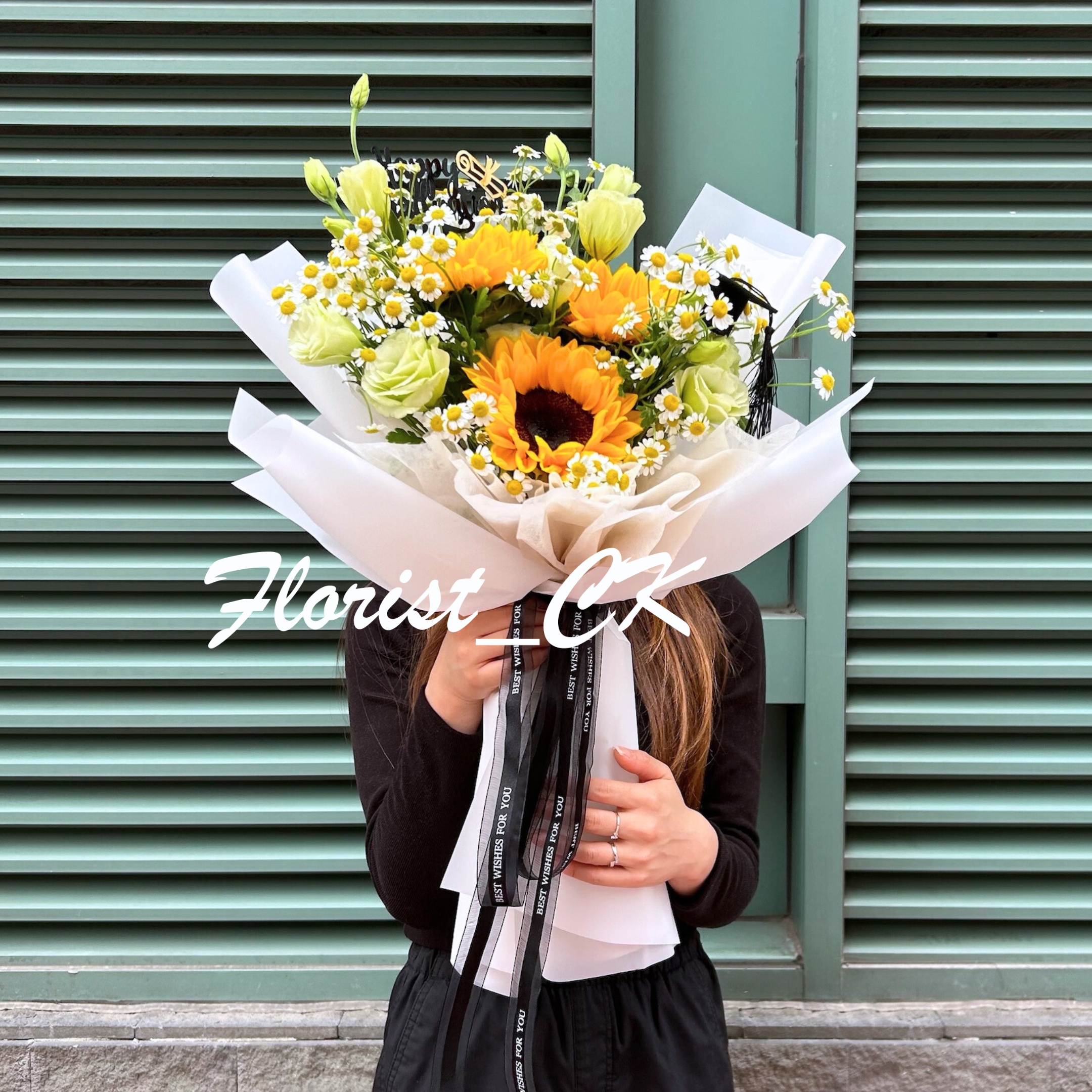 【2026 畢業鮮花推介】Eclat Dawn｜向日葵鮮花花束  (預訂款)