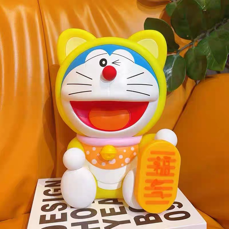 [訂購] 多啦A夢錢罌 擺設 福氣滿滿招財貓 (共8款)