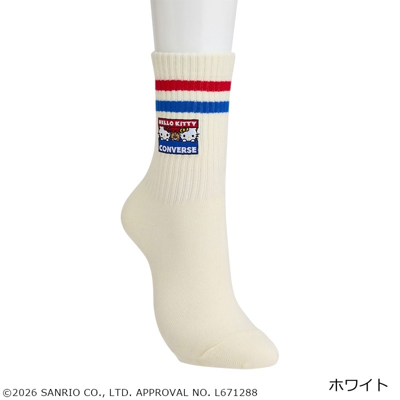 日本預訂📍日本限定Hello Kitty x Converse系列 - 襪子 11/6日本開售