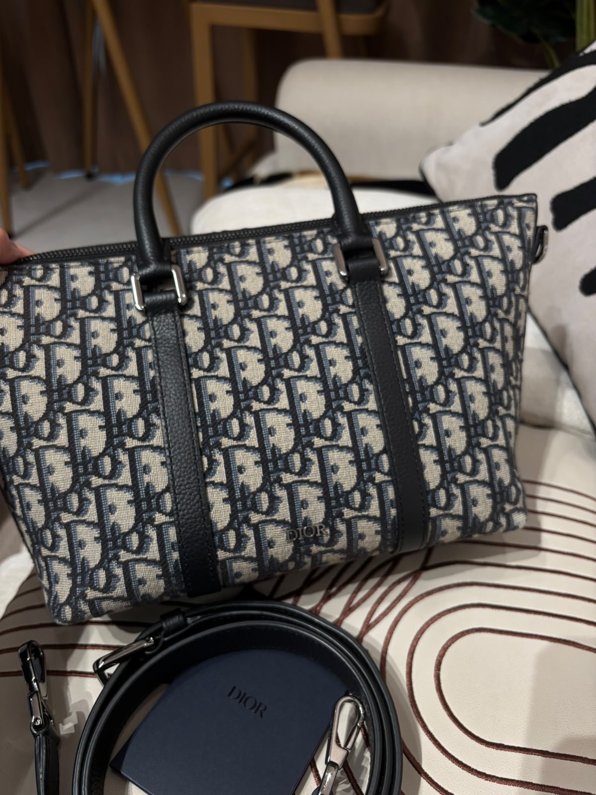 Dior Weekender 25 2 Way Bag Oblique 100%Authentic,98%new ✅ 證書✅dust bag