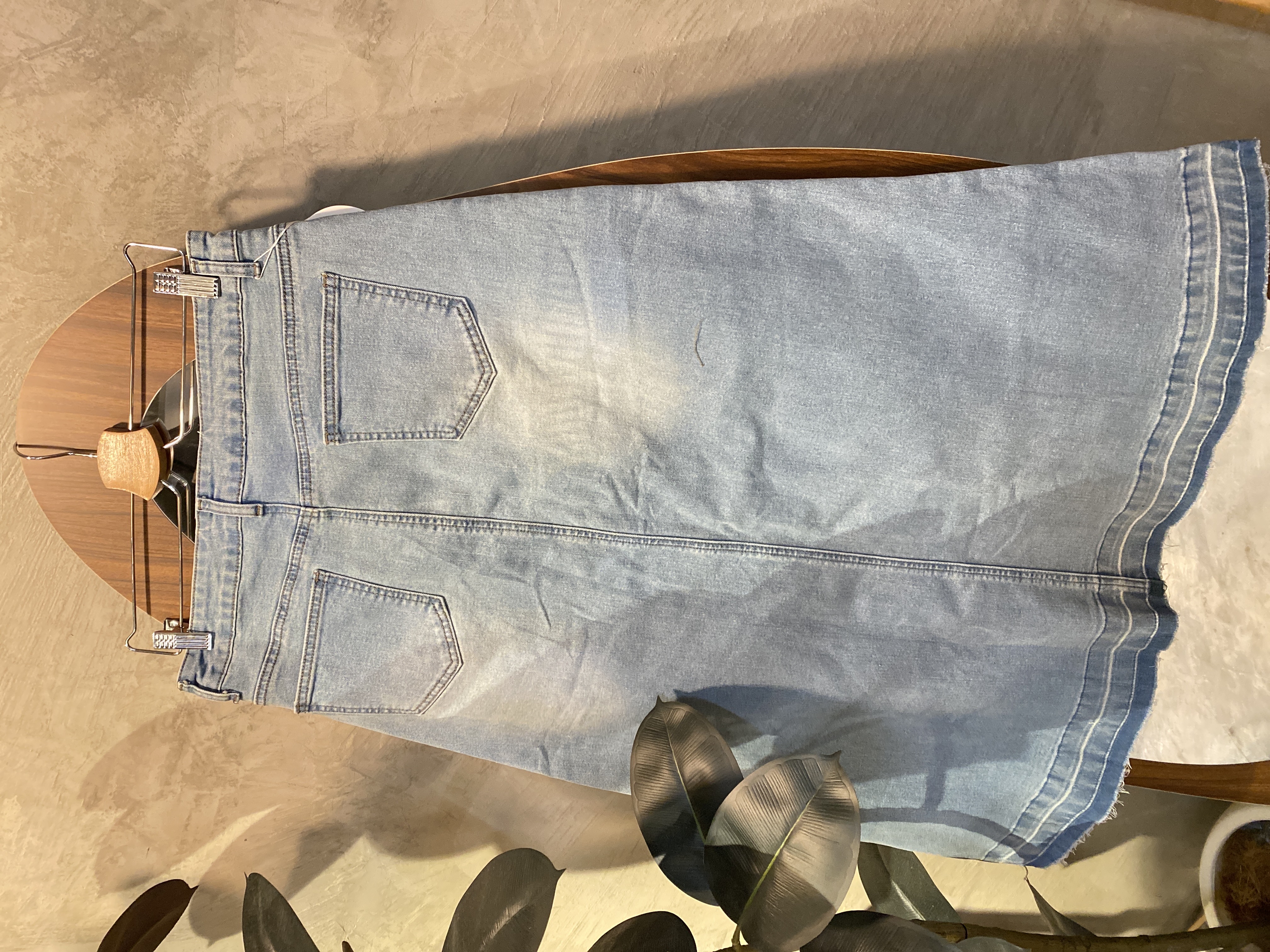 🎀4611号-精美牛仔半身长裙