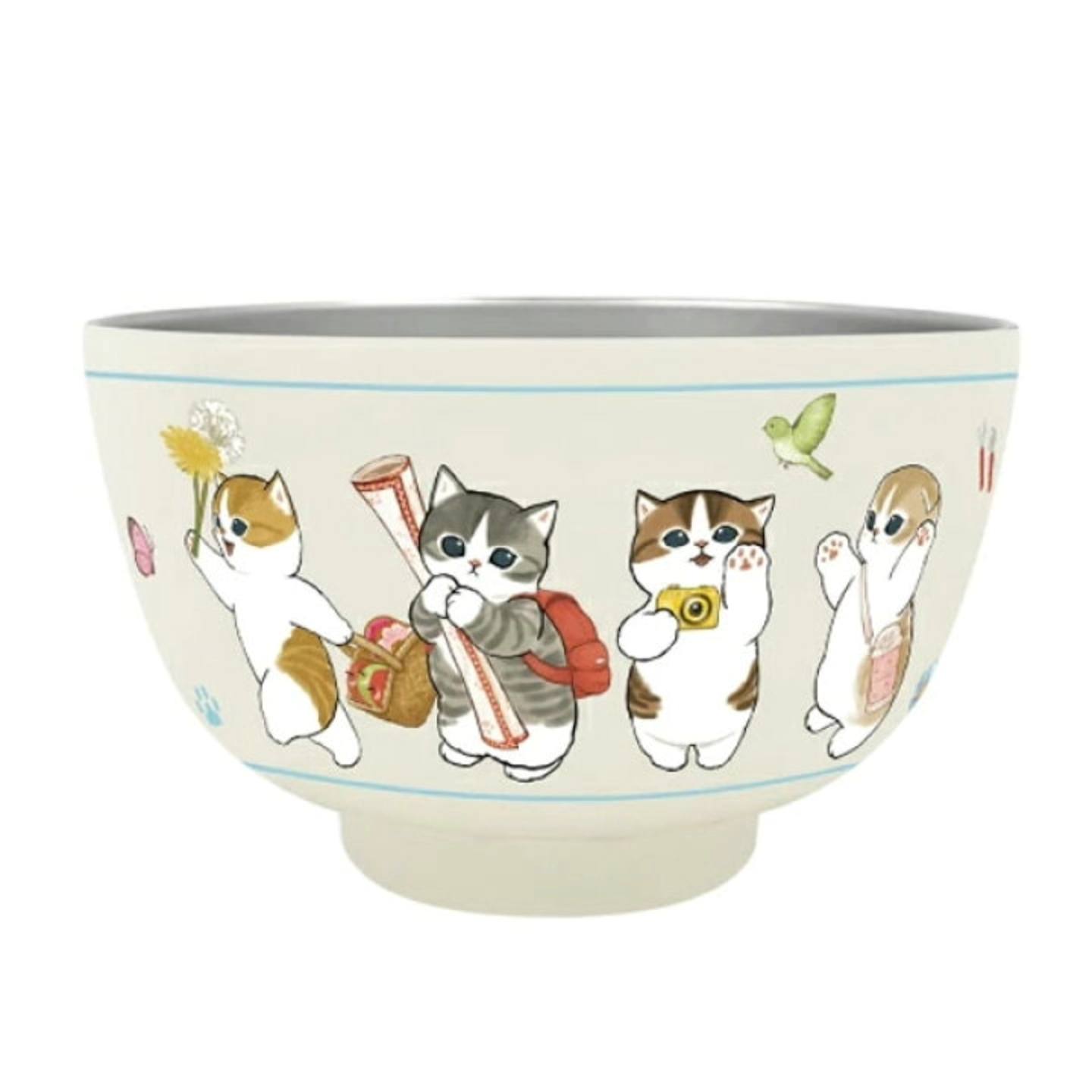 日本直送 mofusand 保溫保冷真空雙層碗 450ml Vacuum Double-Layered Bowl