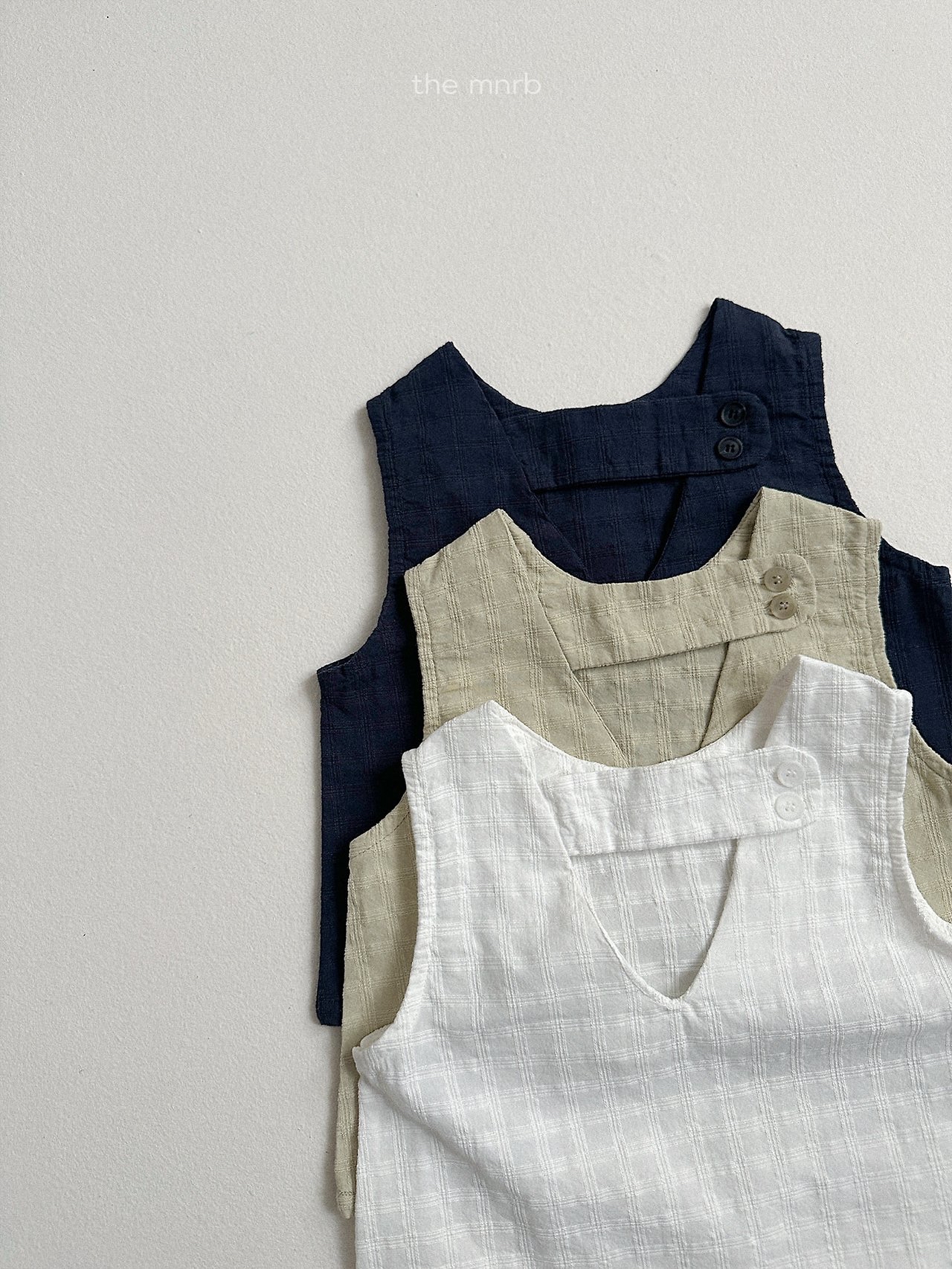 Minirobe | oha sleeveless top(Olive XL(100-110)