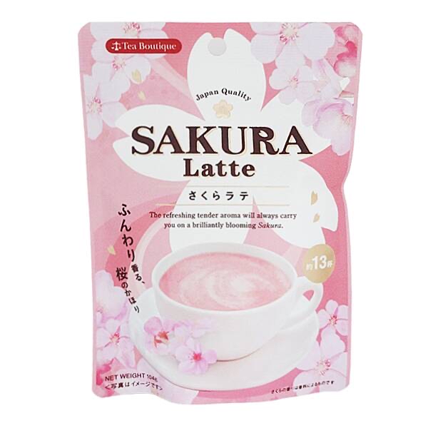 日本直送期間限定日本 Tea Boutique 櫻花拿鐵牛奶咖啡 Sakura Latte
