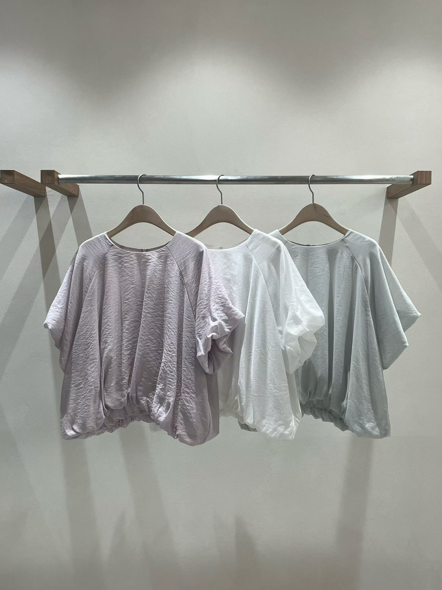 Puff sleeves blouse #top146