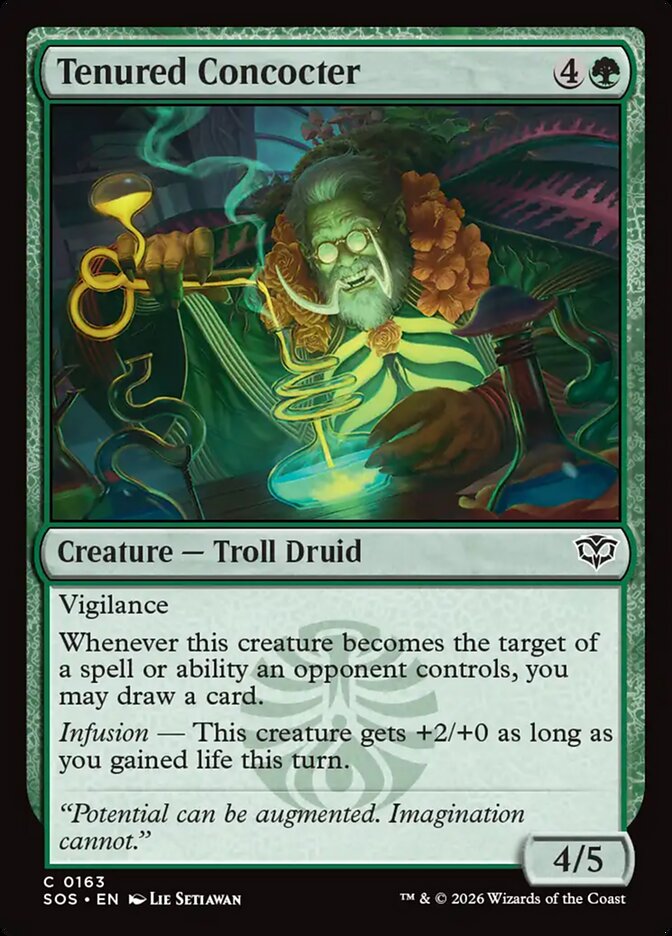[EN] [Foil] Tenured Concocter [SOS-163] C