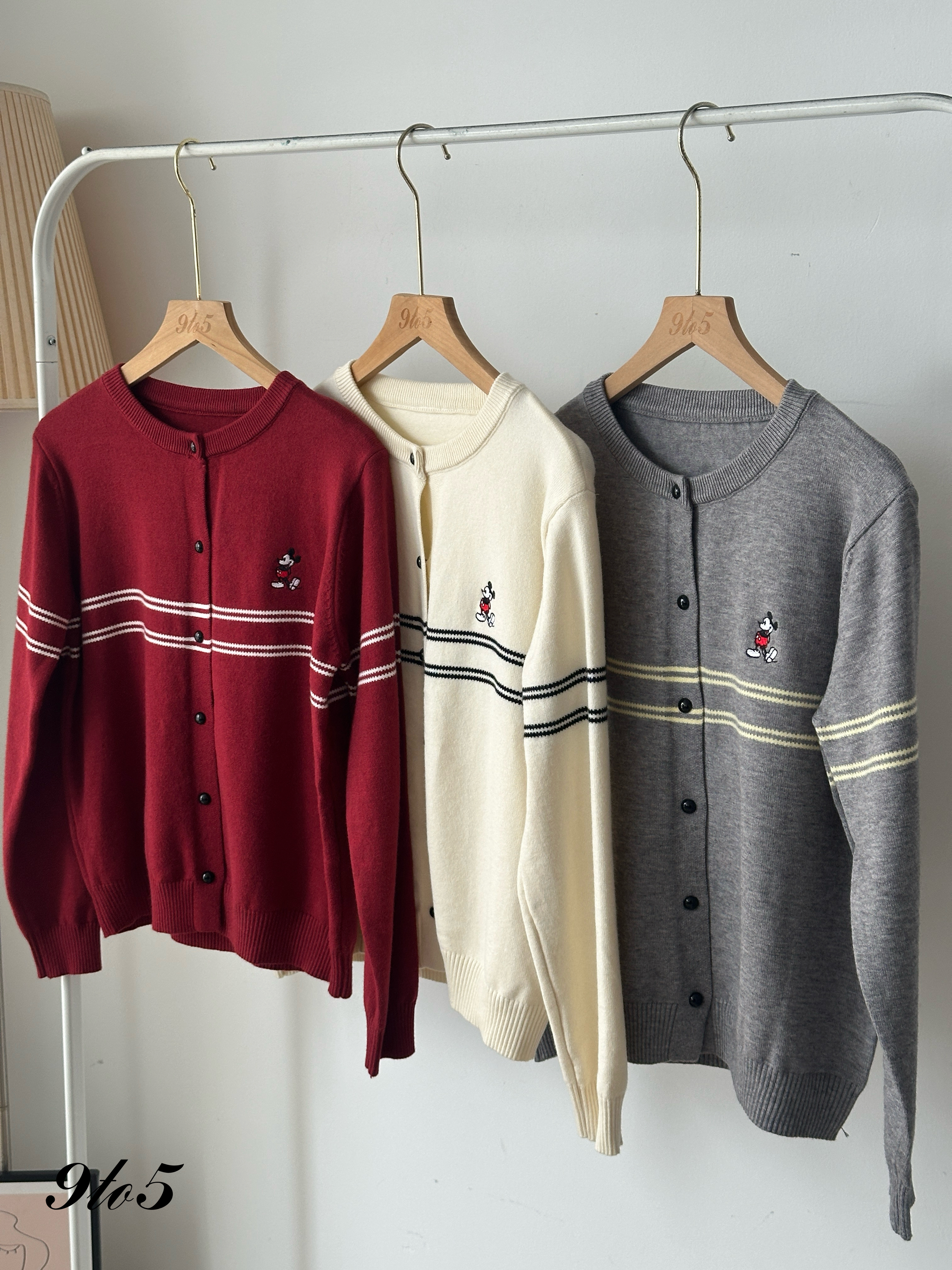 T4040 Mickey Knit Cardigan - 3 Colors