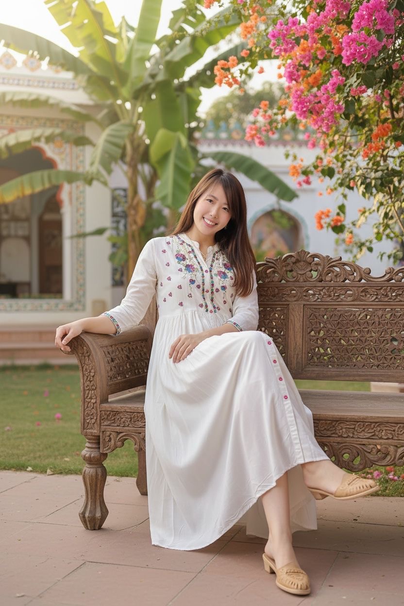 Milky White Emb. Hydrangea OP #004