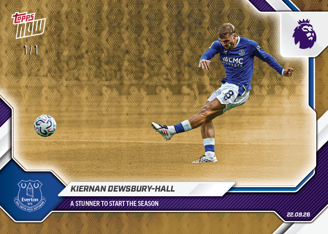 Kiernan Dewsbury-Hall - 2026/27 Premier League Topps NOW® #6 開季入球【團購】