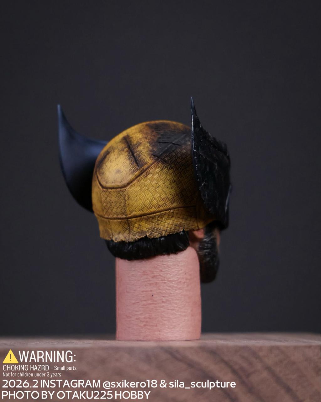 狼人戰損半面具頭雕 Wolverine Half Masked Head Sculpt project