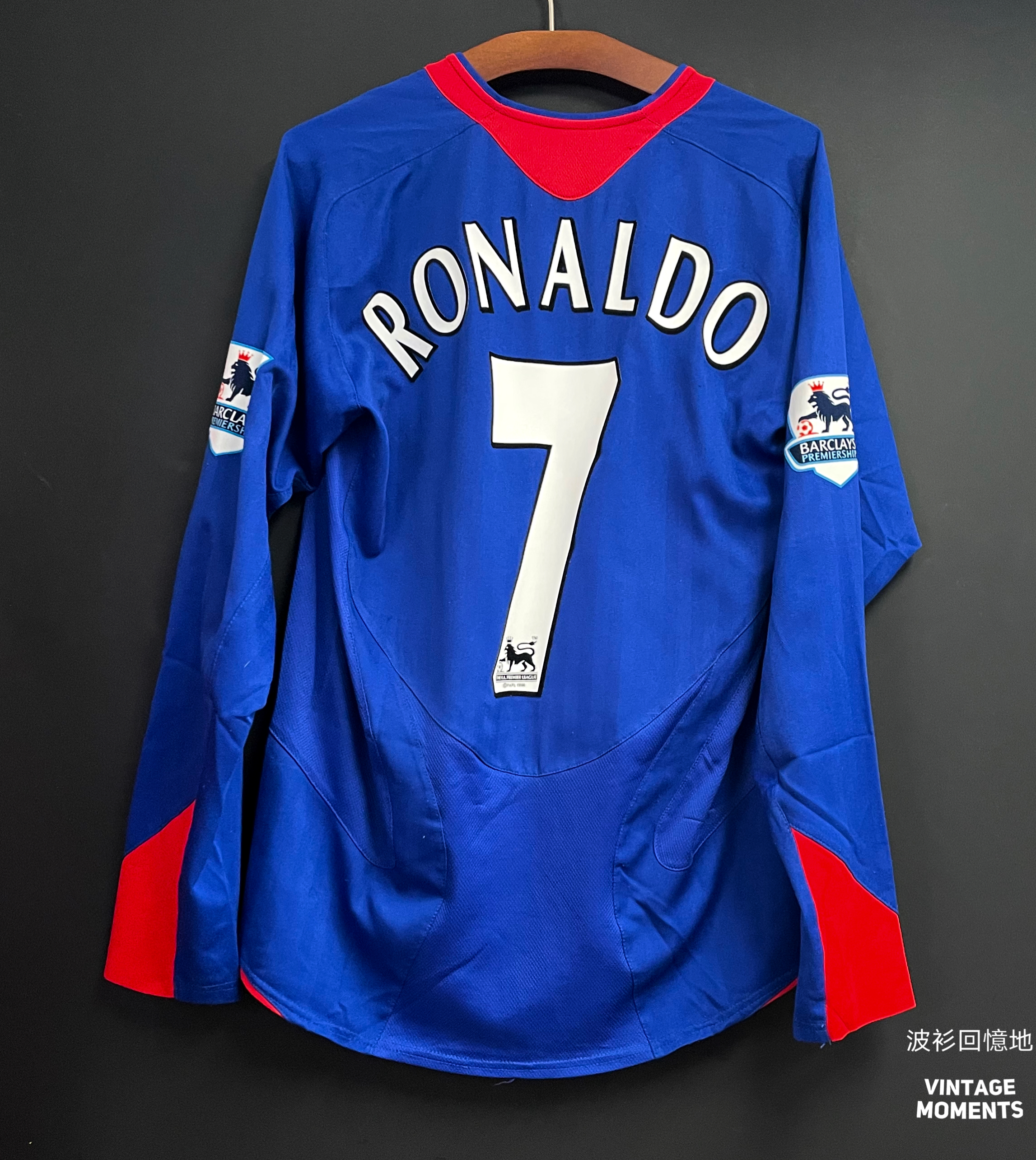 曼聯05/06客場長袖 C朗拿度 MANCHESTER UNITED LONG SLEEVE RONALDO