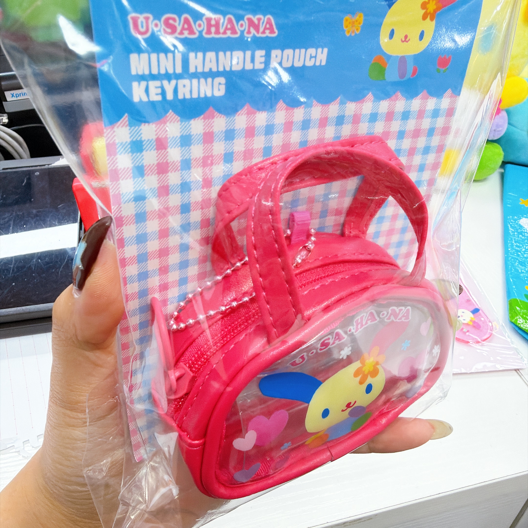 韓國直送韓國限定usahana pop up store 鎖匙扣掛包