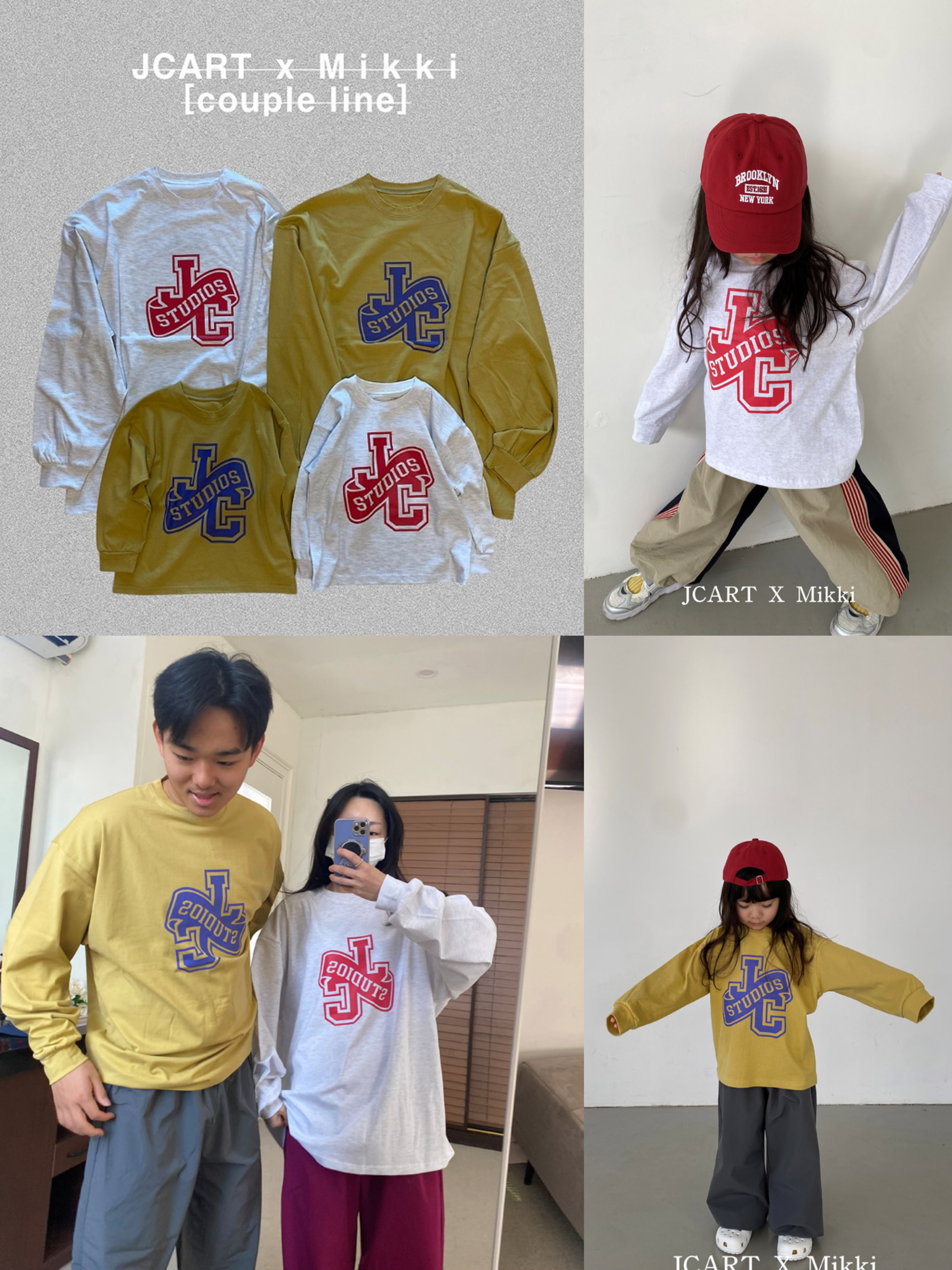 🇰🇷mikki tee 親子