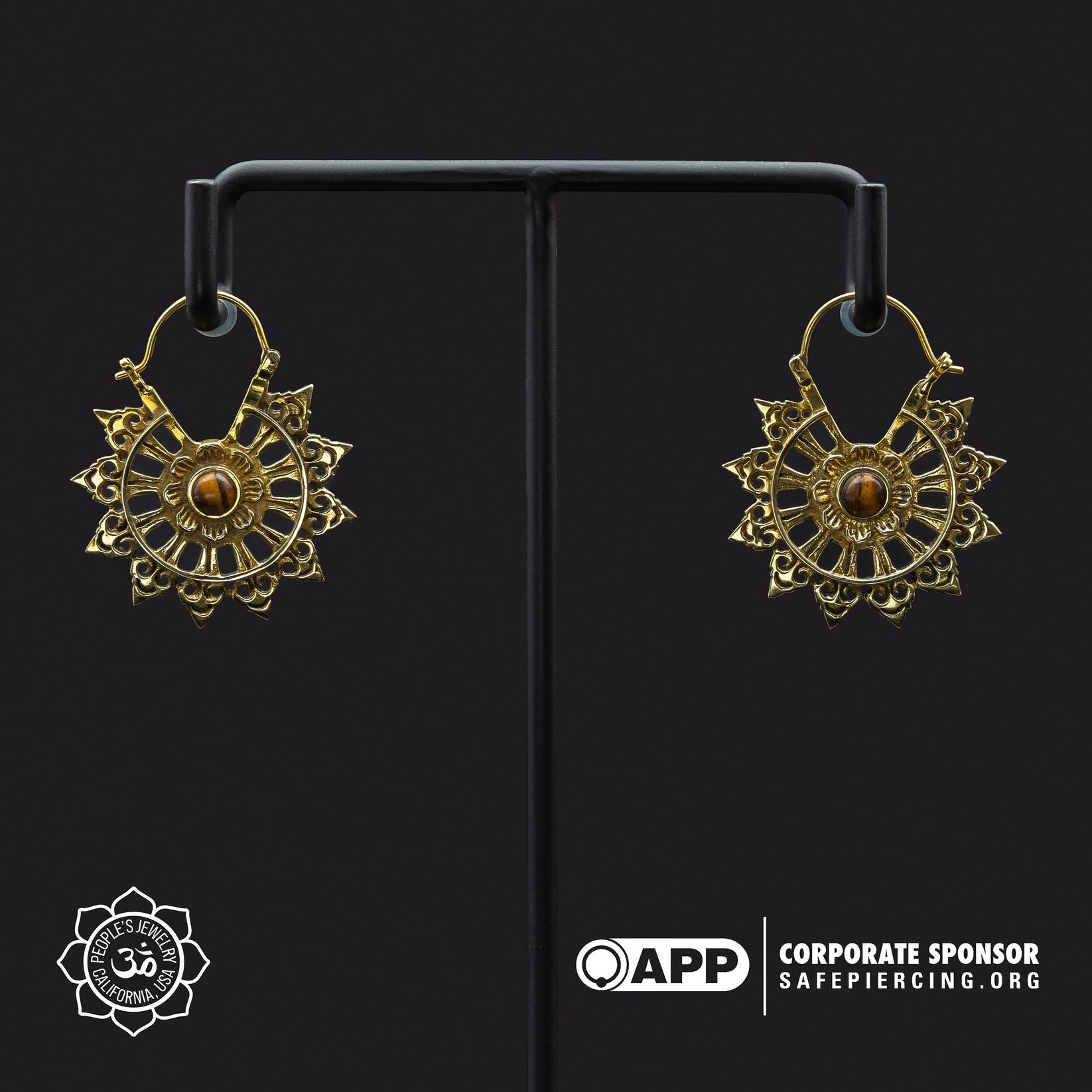 Brass Fractal Hangers