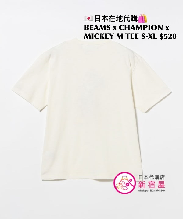 BEAMS x CHAMPION x MICKEY MOUSE T-SHIRT