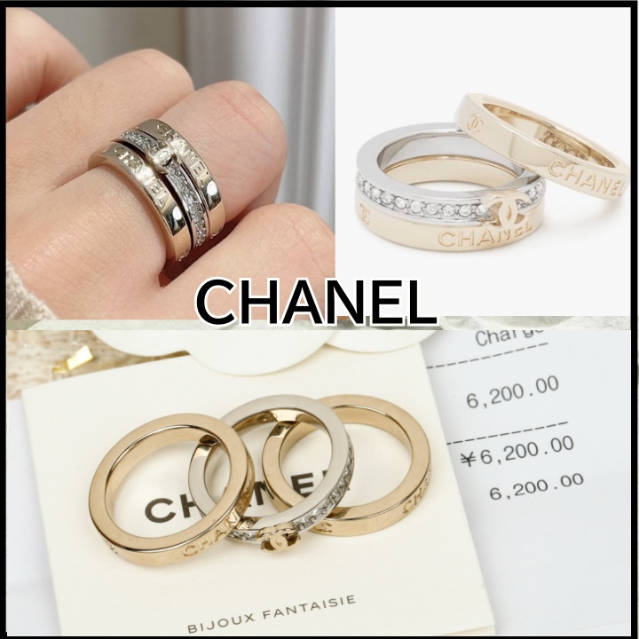CHANEL 三件套戒指