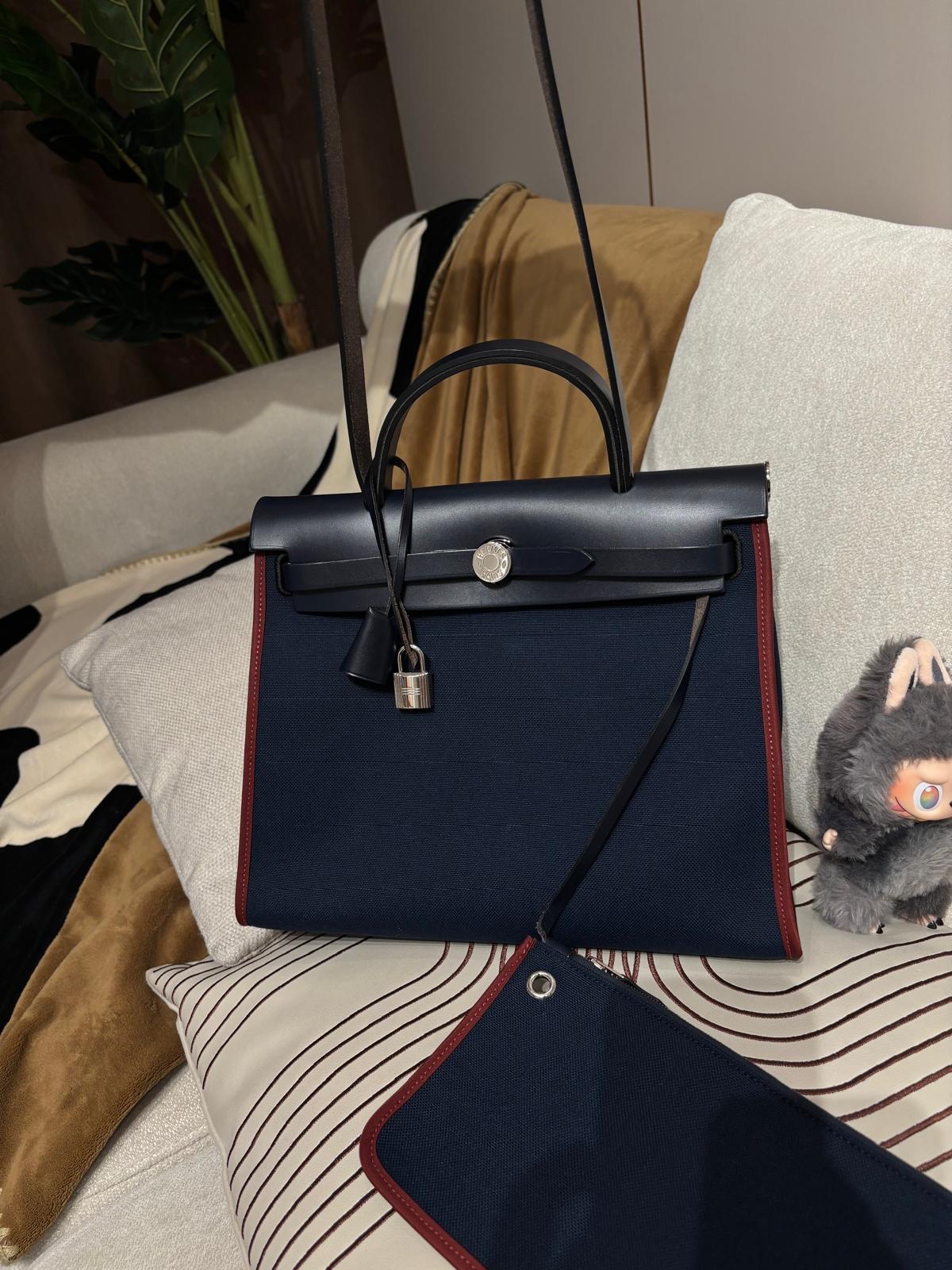 Hermes herbag 31,STAMP X 100%Authentic ,98%new  ✅KEY LOCK✅dust bag 