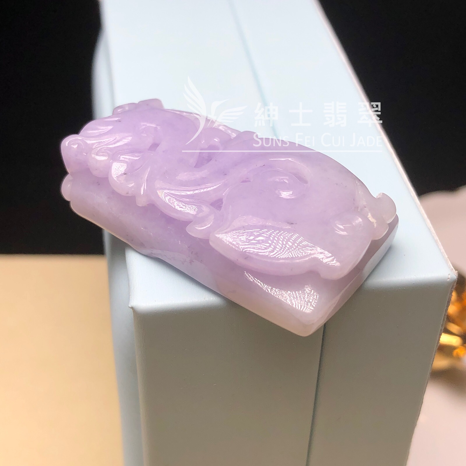 YK01085 紫羅蘭復古龍牌